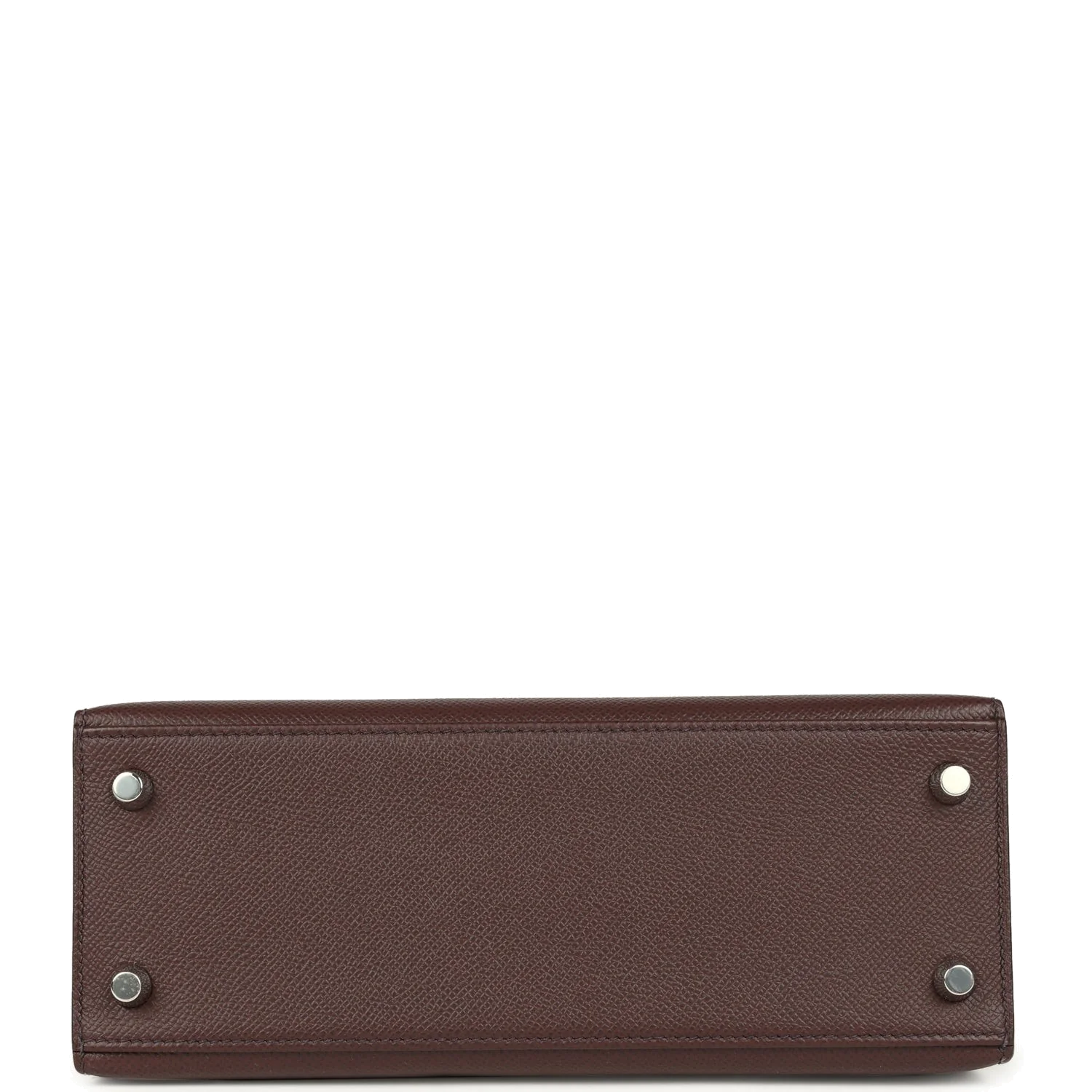 Hermes Kelly Sellier 25 Rouge Sellier Epsom Palladium Hardware — фото 7