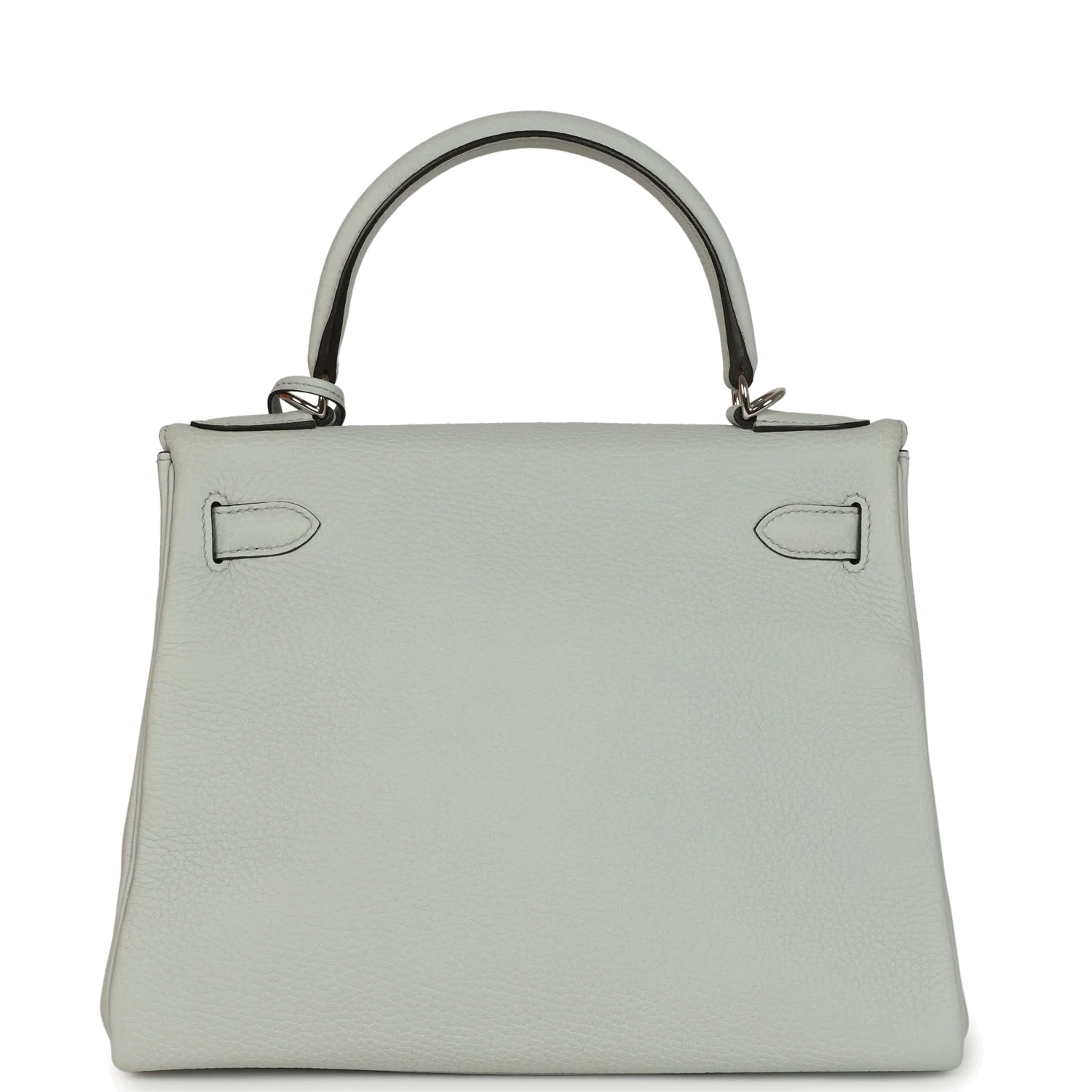 Hermes Kelly Retourne 28 Bleu Pale Clemence Palladium Hardware — фото 5