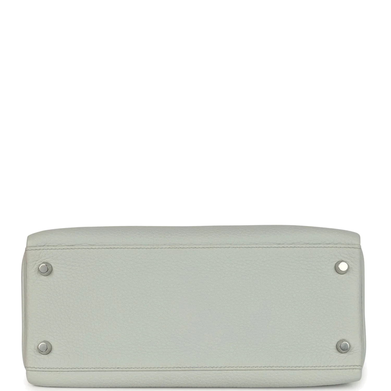 Hermes Kelly Retourne 28 Bleu Pale Clemence Palladium Hardware — фото 7