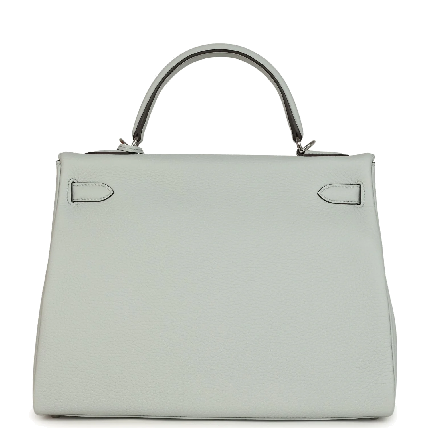 Hermes Kelly Retourne 32 Bleu Pale Clemence Palladium Hardware — фото 5