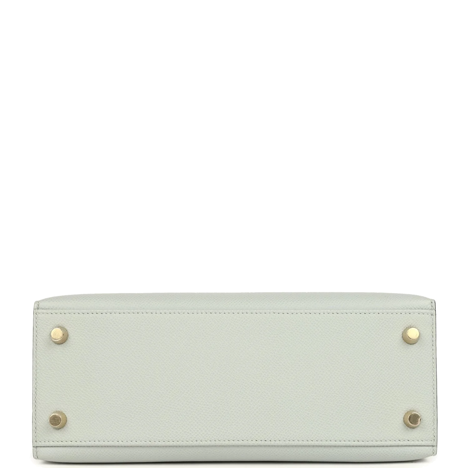 Hermes Kelly Sellier 25 Bleu Glacier Epsom Gold Hardware — фото 7