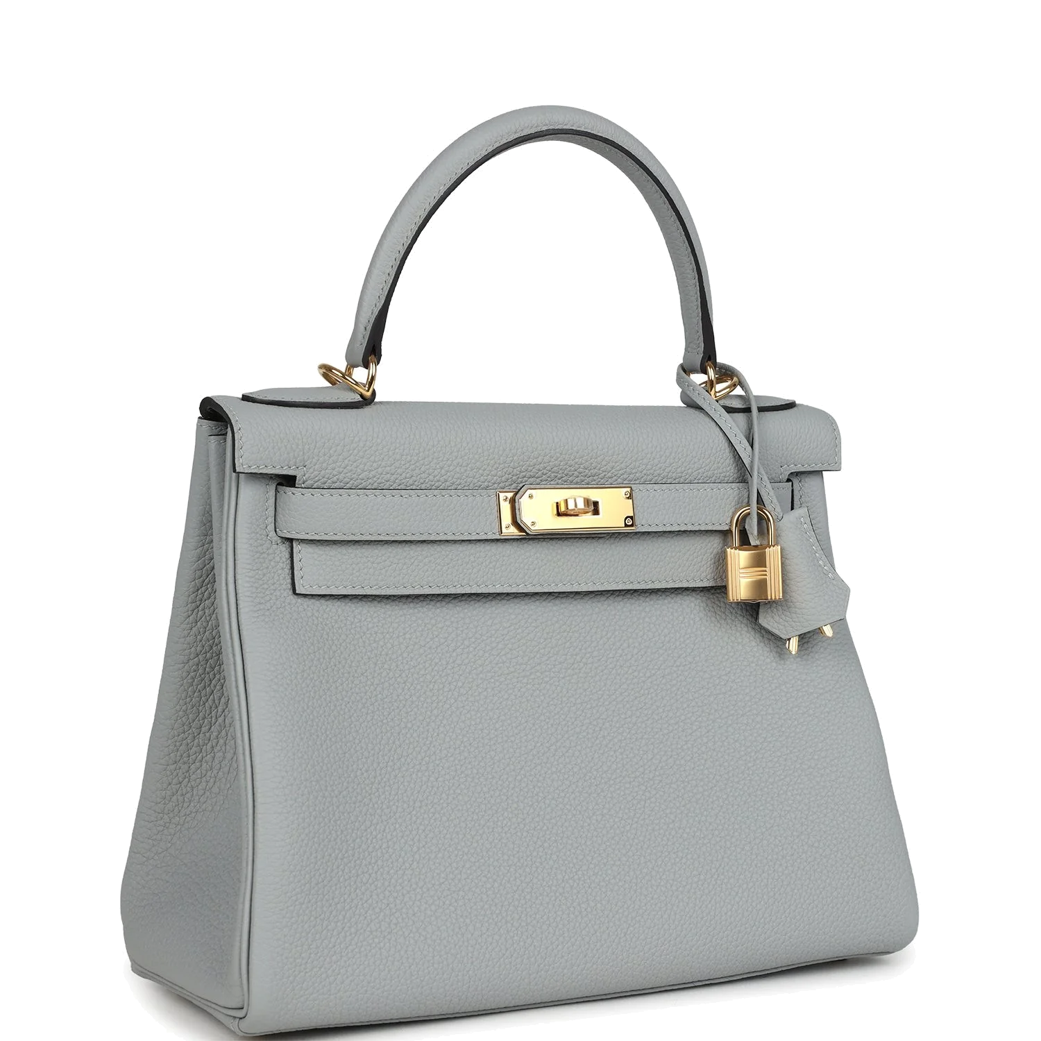 Hermes Kelly Retourne 28 Bleu Glacier Togo Gold Hardware — фото 3