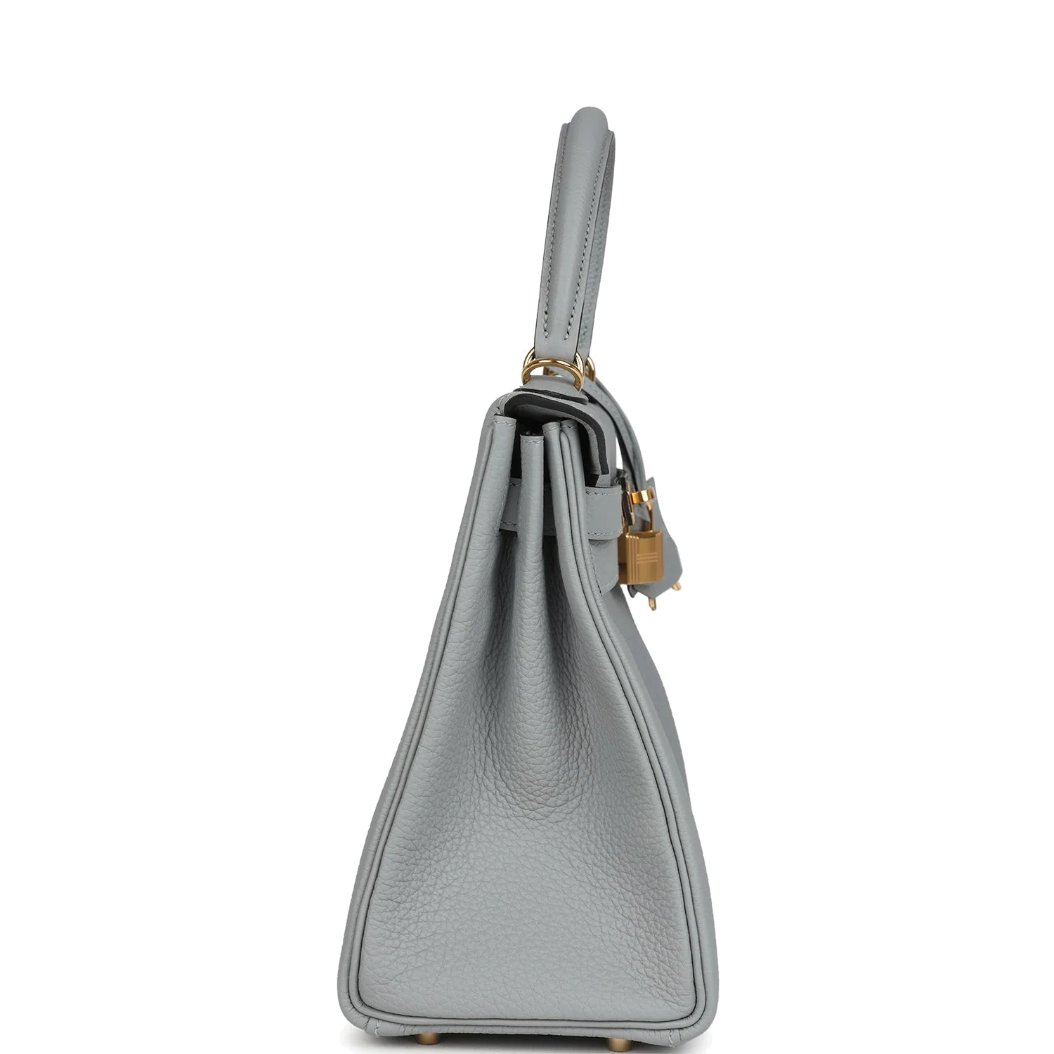 Hermes Kelly Retourne 28 Bleu Glacier Togo Gold Hardware — фото 4