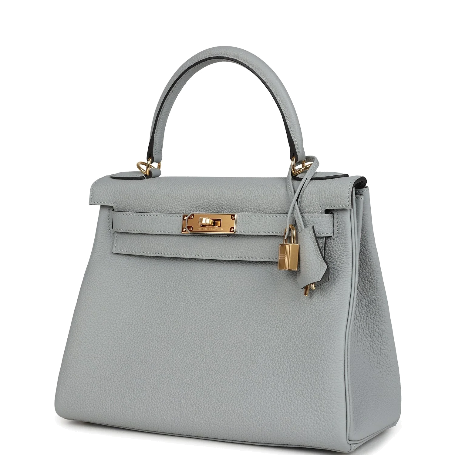 Hermes Kelly Retourne 28 Bleu Glacier Togo Gold Hardware — фото 6