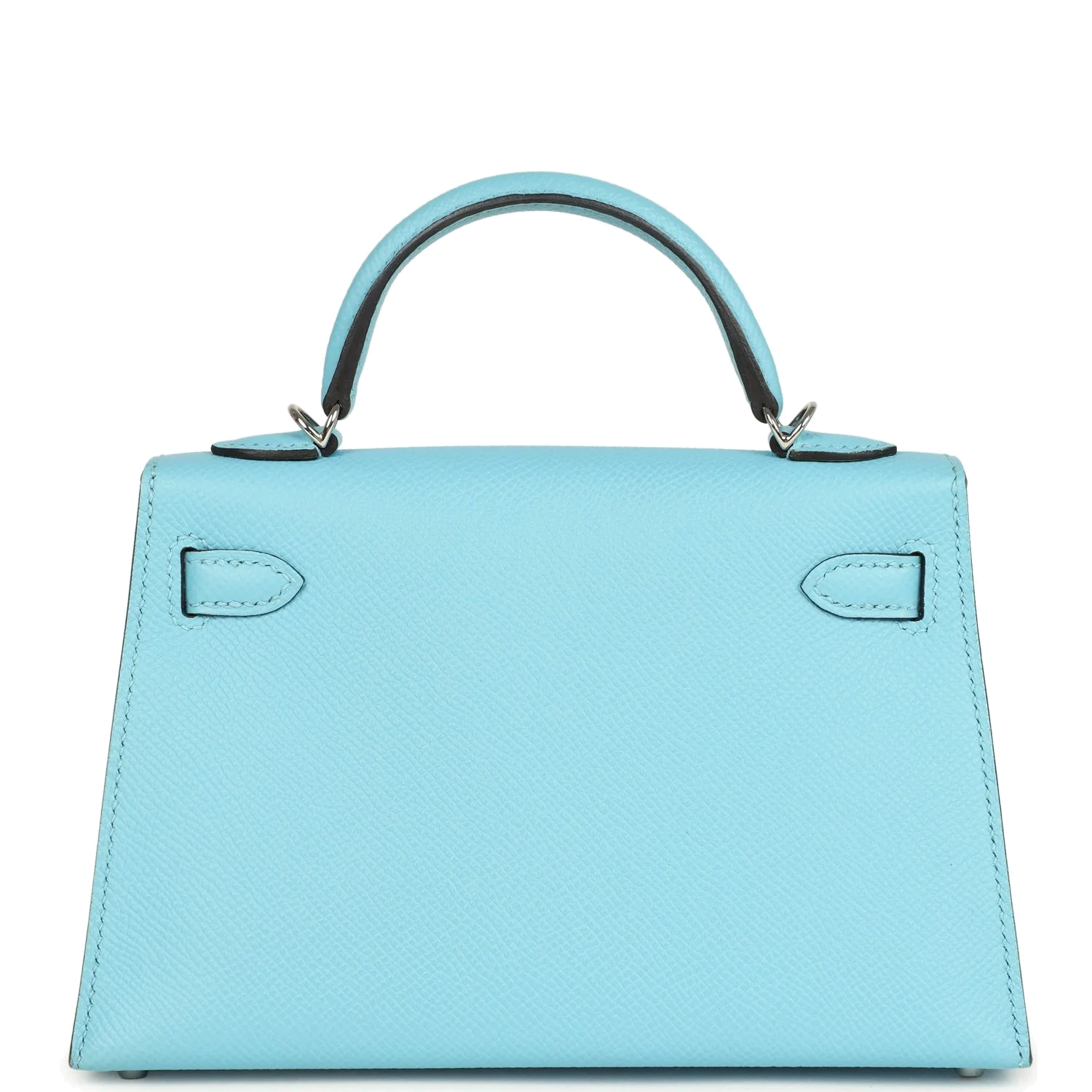 Hermes Kelly Sellier 20 Celeste Epsom Palladium Hardware — фото 5