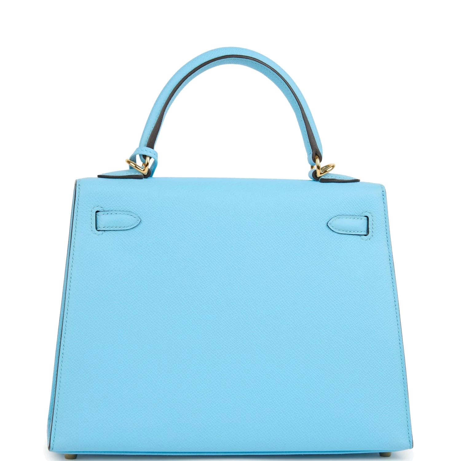 Hermes Kelly Sellier 25 Celeste Epsom Gold Hardware — фото 5
