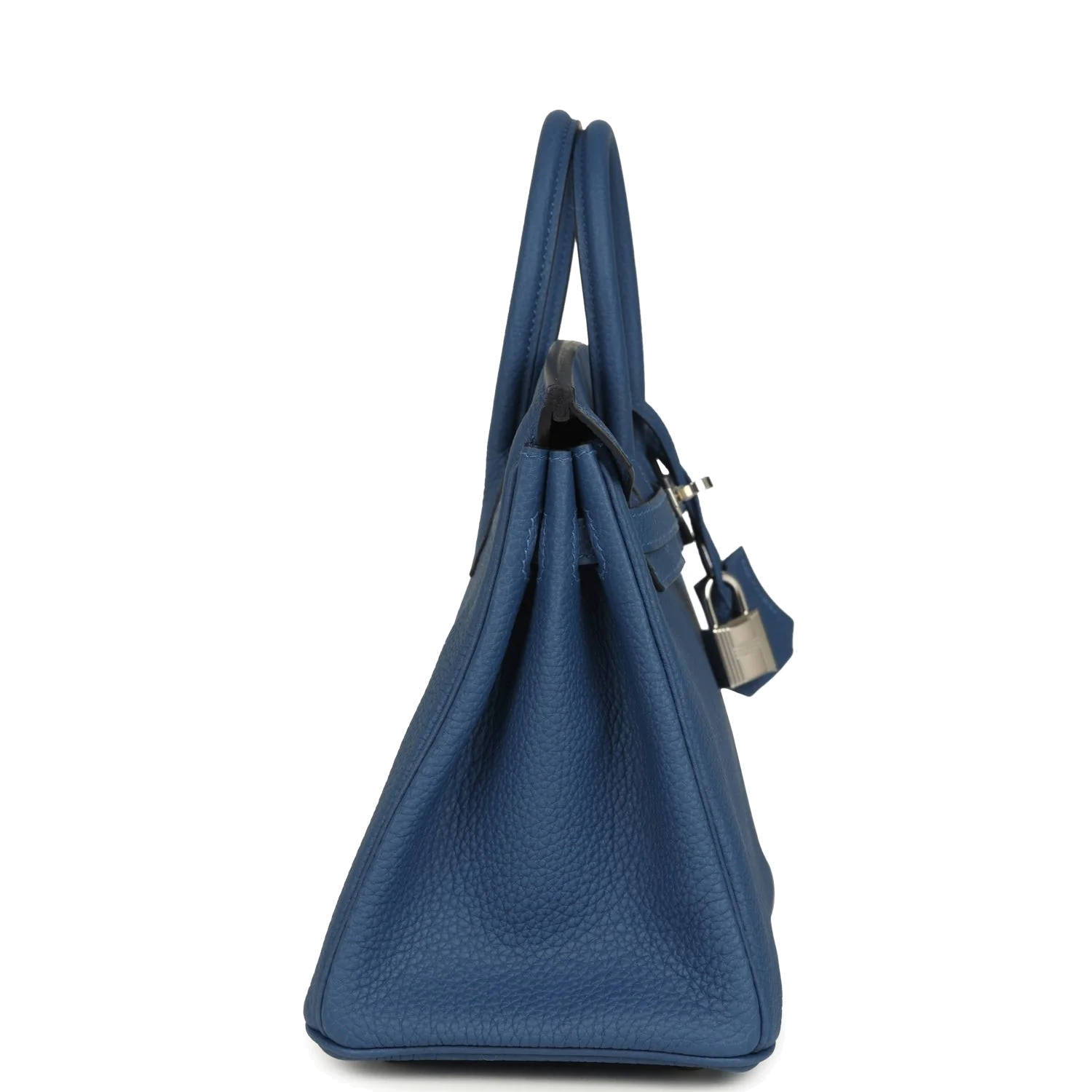 Hermes Birkin 25 Bleu Tie Togo Palladium Hardware Синий Тай — фото 4