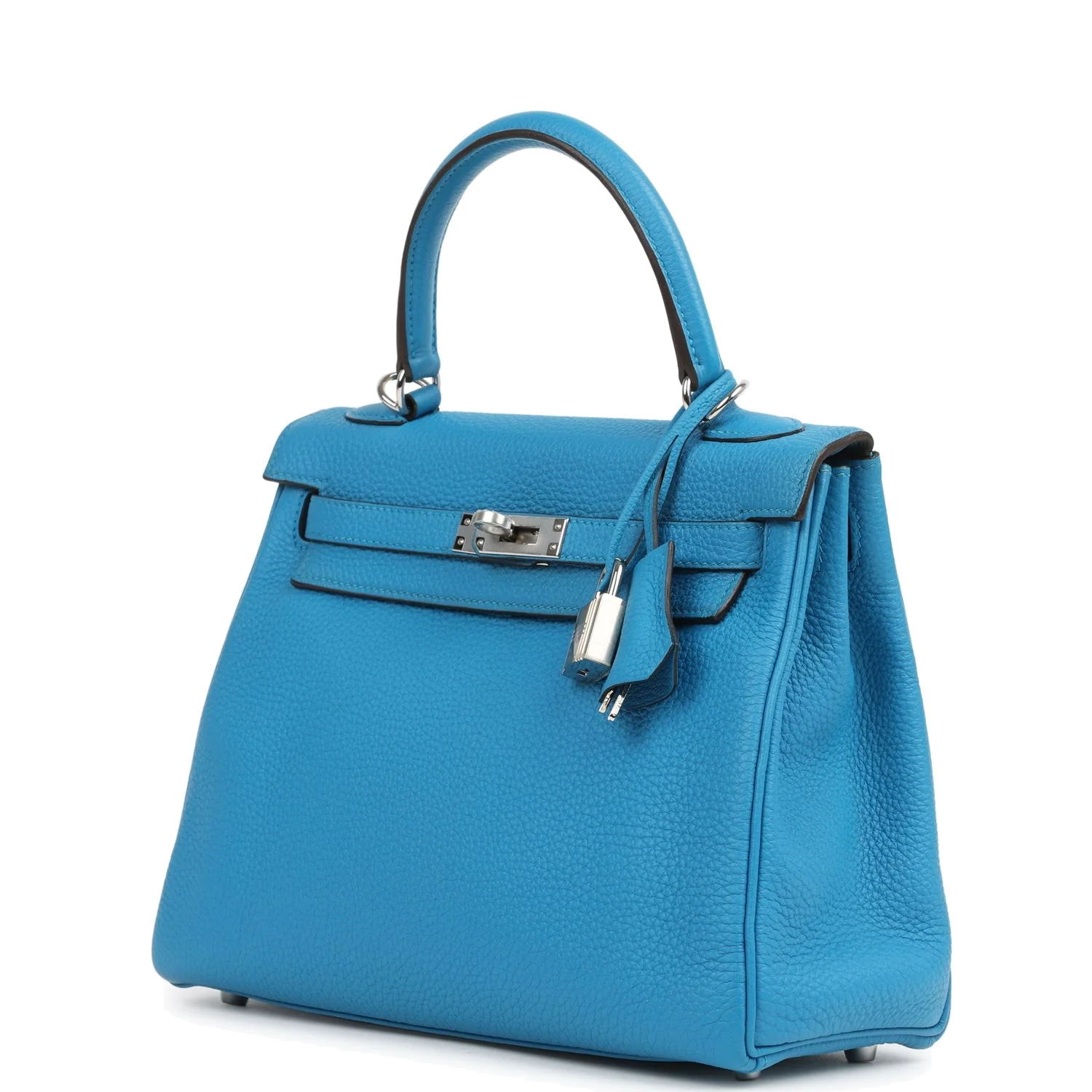 Hermes Kelly Retourne 25 Bleu Zanzibar Togo Palladium Hardware — фото 6