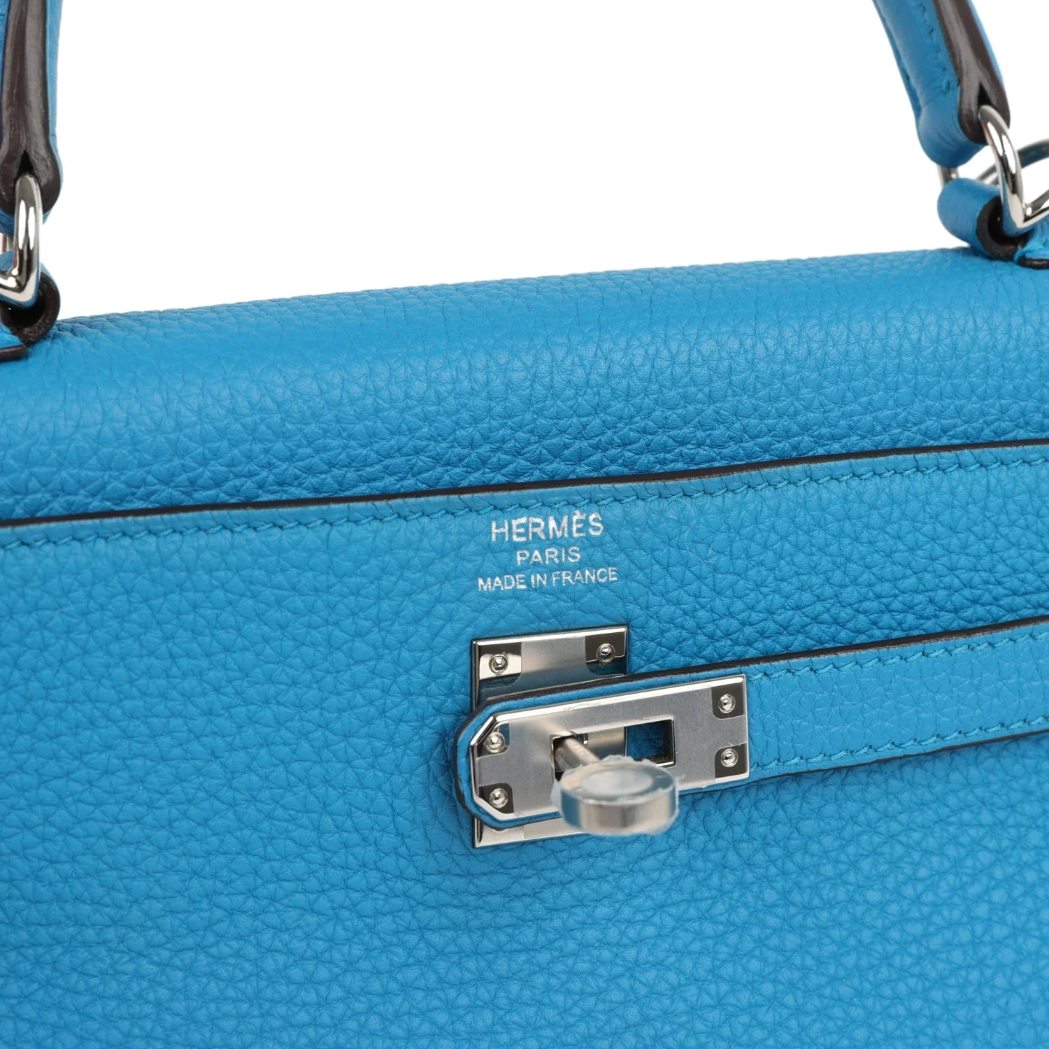 Hermes Kelly Retourne 25 Bleu Zanzibar Togo Palladium Hardware — фото 8