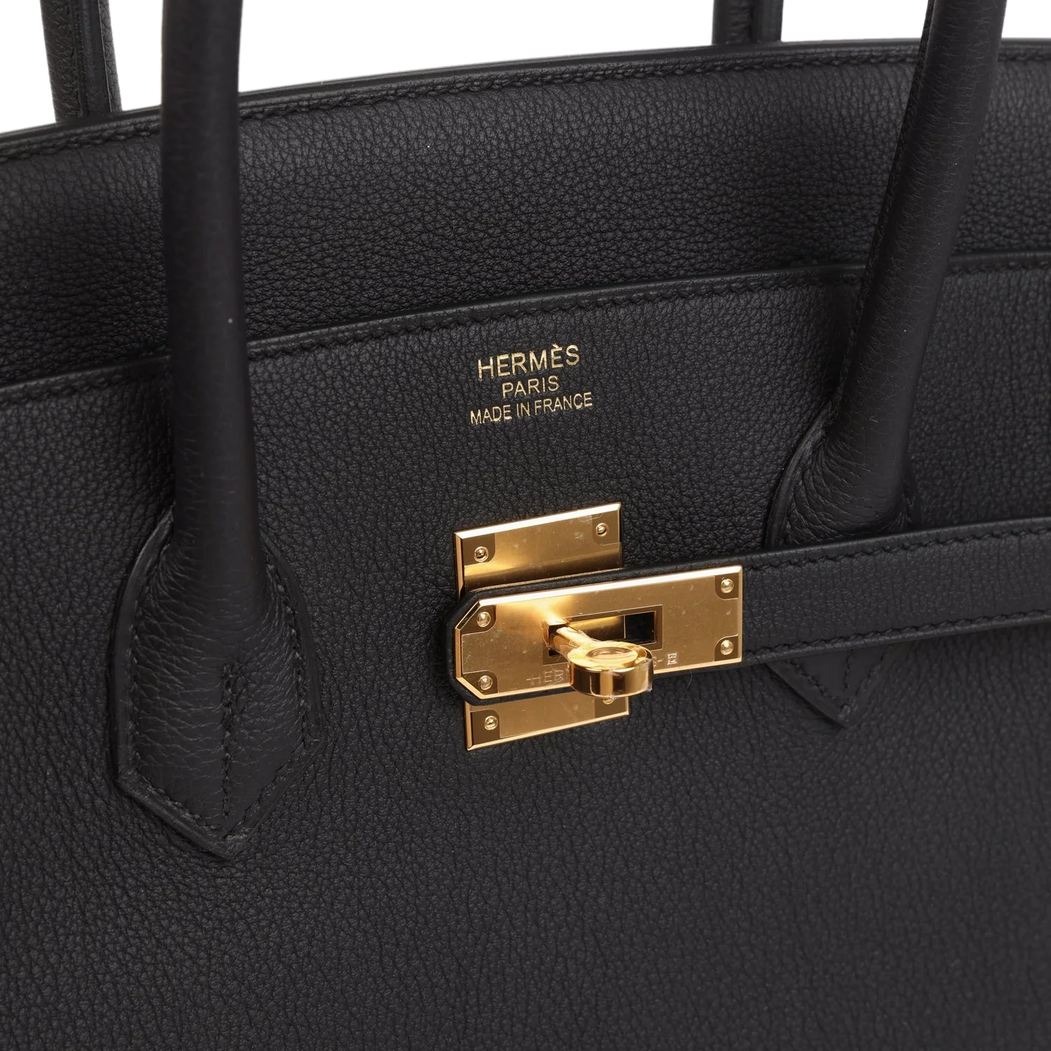 Hermes Birkin 35 Black Togo Gold Hardware Черный Togo — фото 7