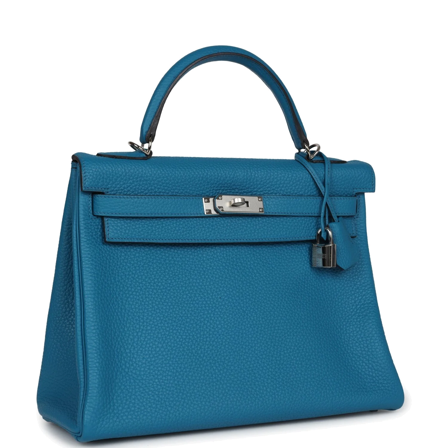 Hermes Kelly Retourne 32 Cobalt Clemence Palladium Hardware — фото 3