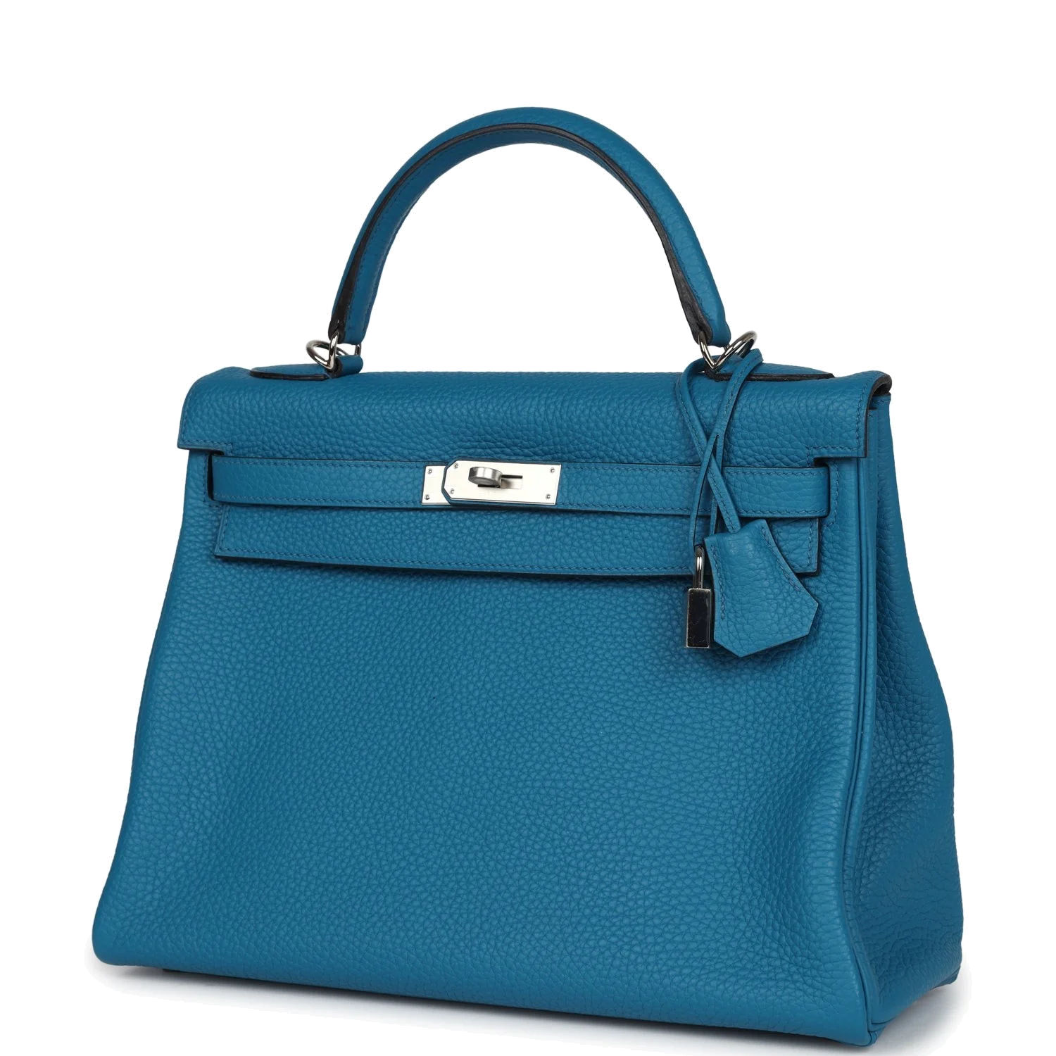Hermes Kelly Retourne 32 Cobalt Clemence Palladium Hardware — фото 6