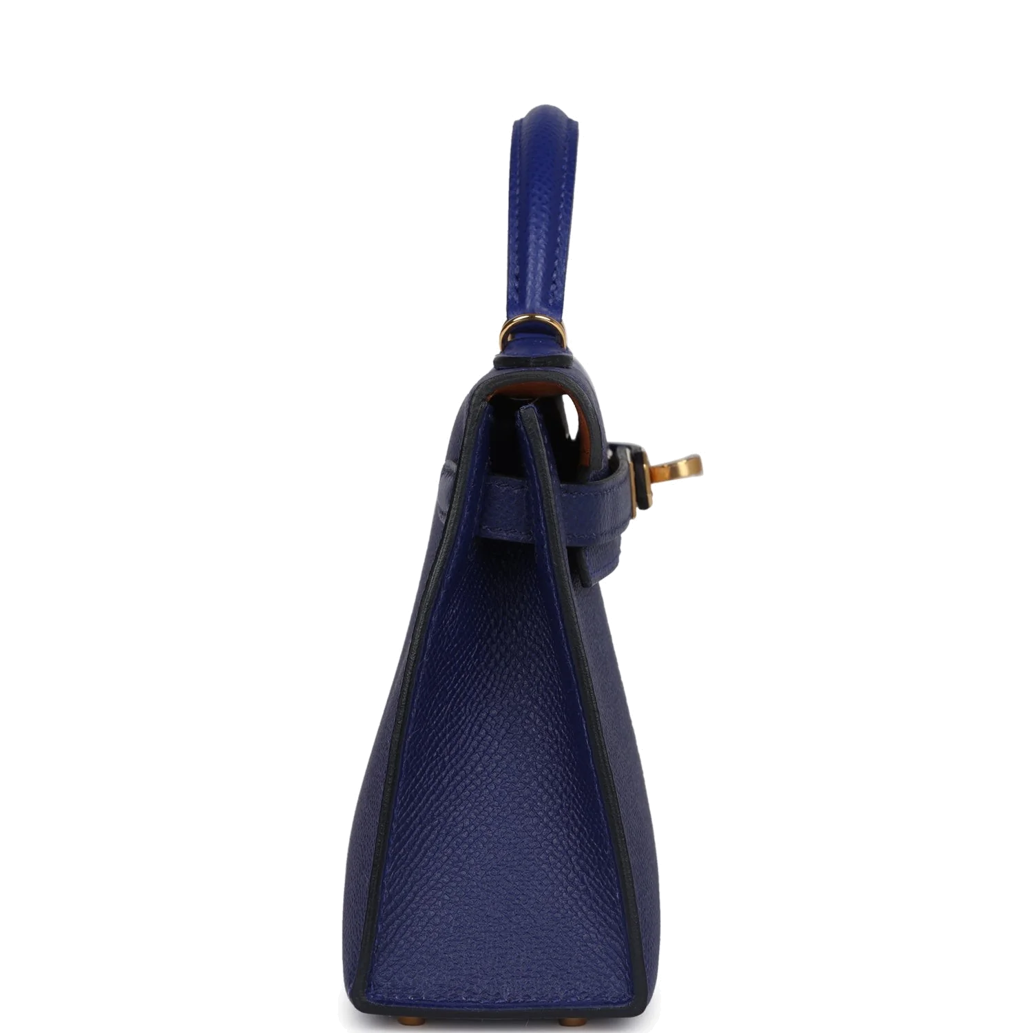 Hermes Casaque Kelly Sellier 20 Bleu Electric and Bleu Encre Epsom Gold Hardware — фото 4
