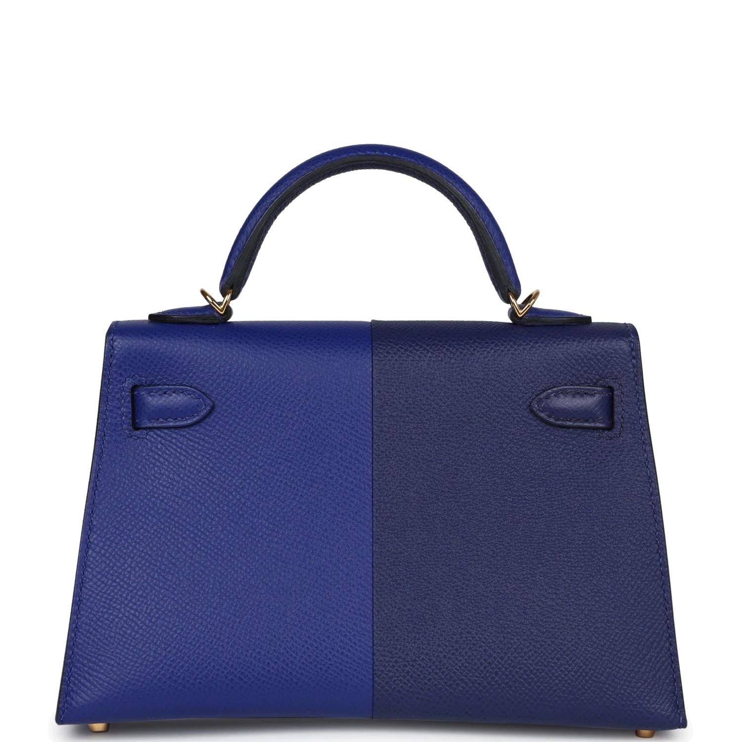 Hermes Casaque Kelly Sellier 20 Bleu Electric and Bleu Encre Epsom Gold Hardware — фото 5