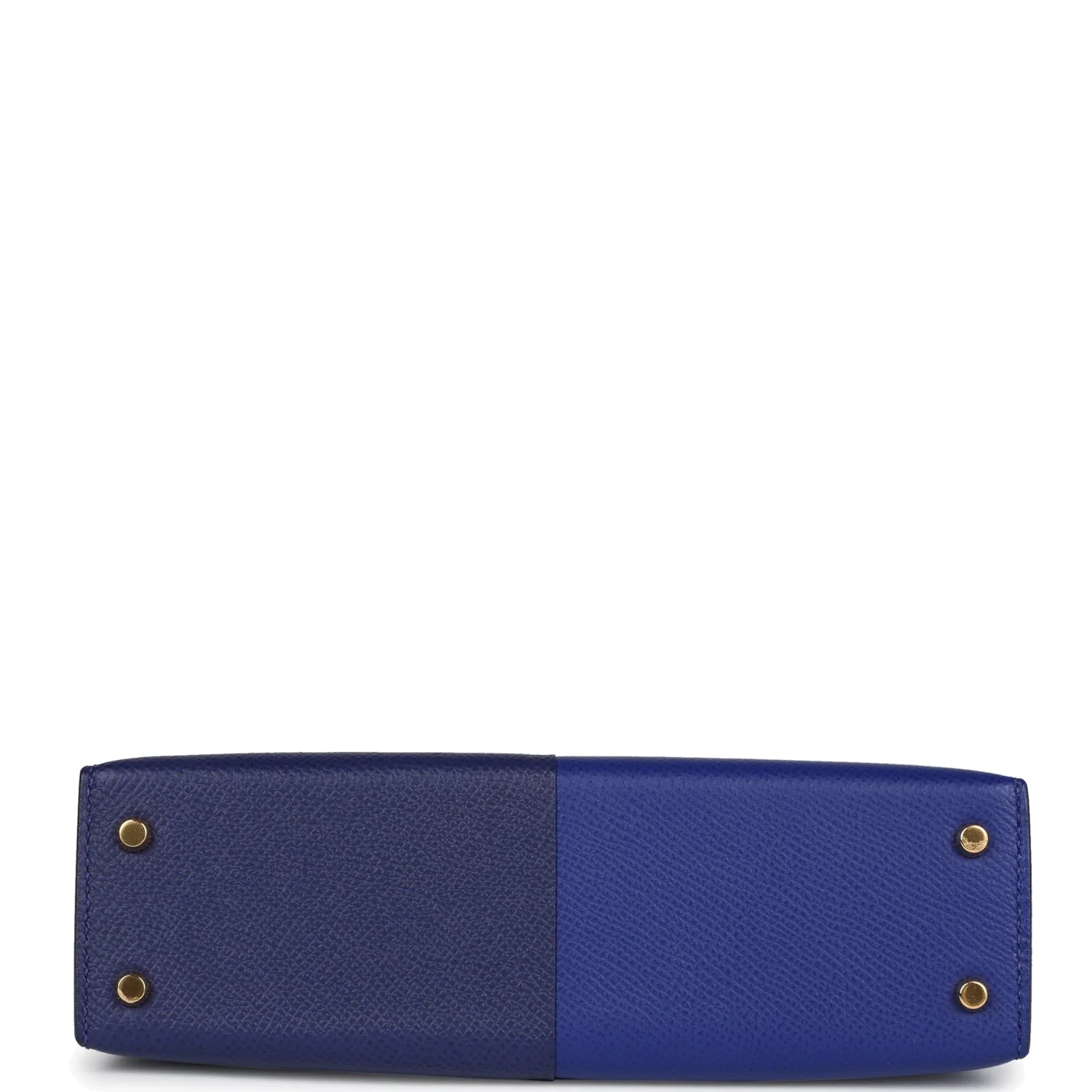 Hermes Casaque Kelly Sellier 20 Bleu Electric and Bleu Encre Epsom Gold Hardware — фото 7