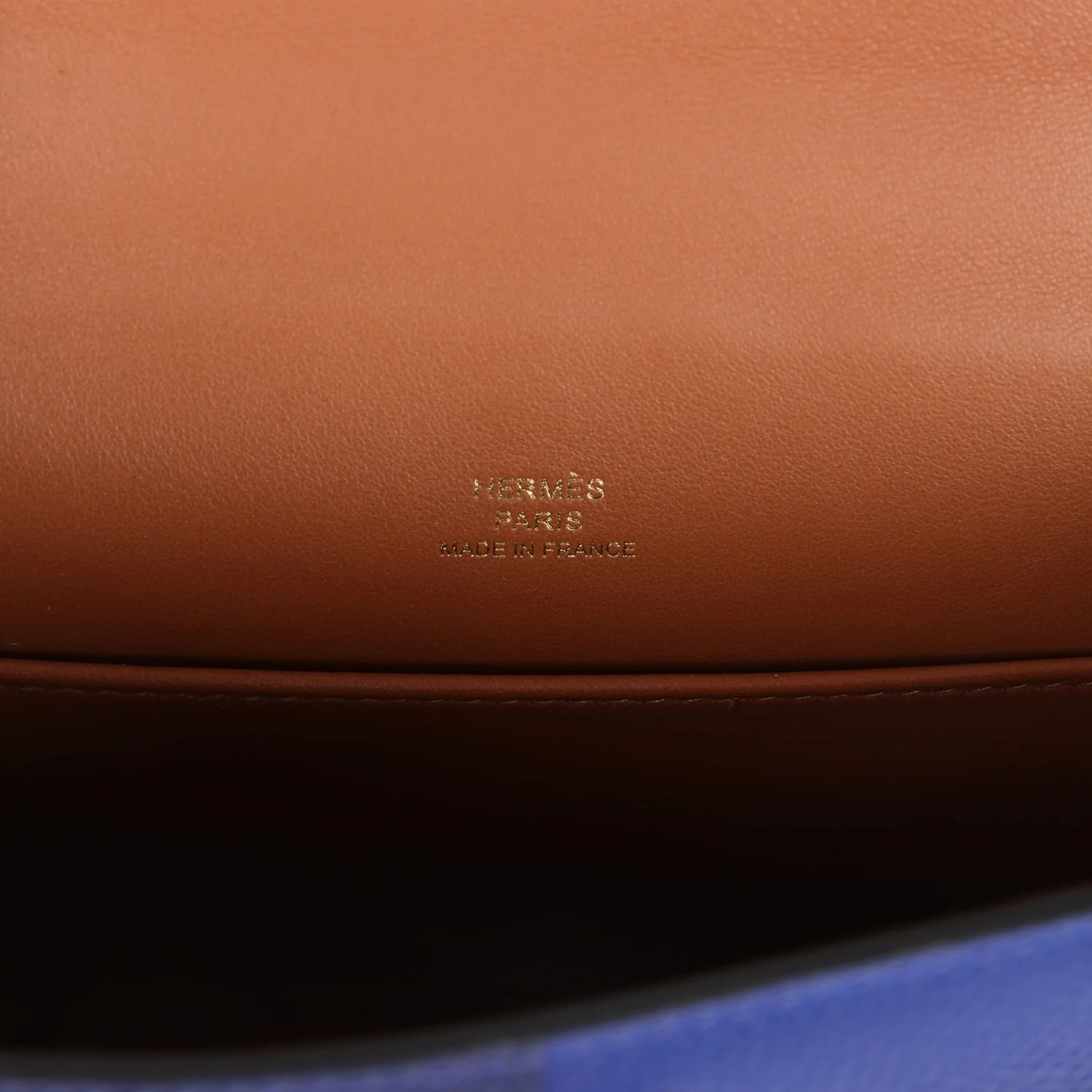 Hermes Casaque Kelly Sellier 20 Bleu Electric and Bleu Encre Epsom Gold Hardware — фото 8