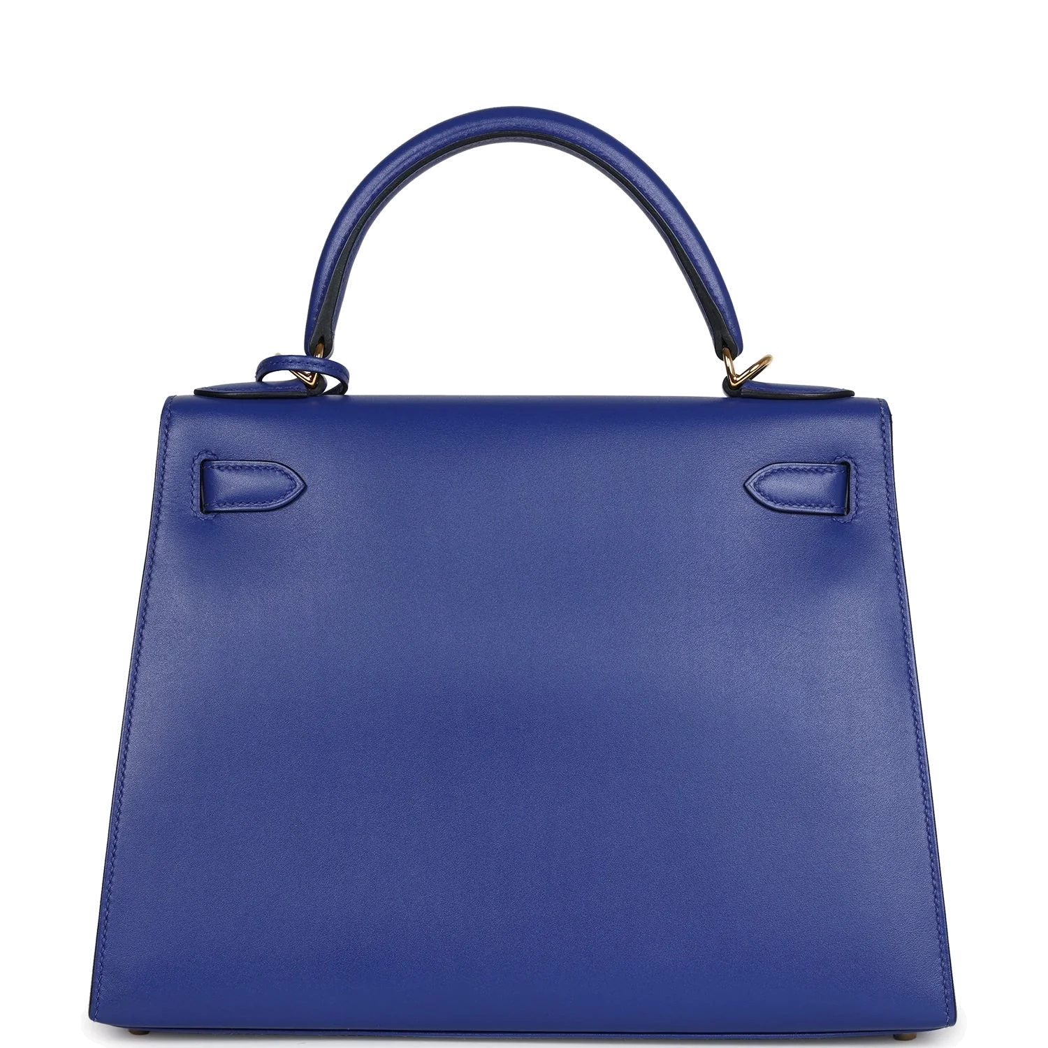 Hermes Kelly Sellier 28 Bleu Electric Tadelakt Gold Hardware — фото 5