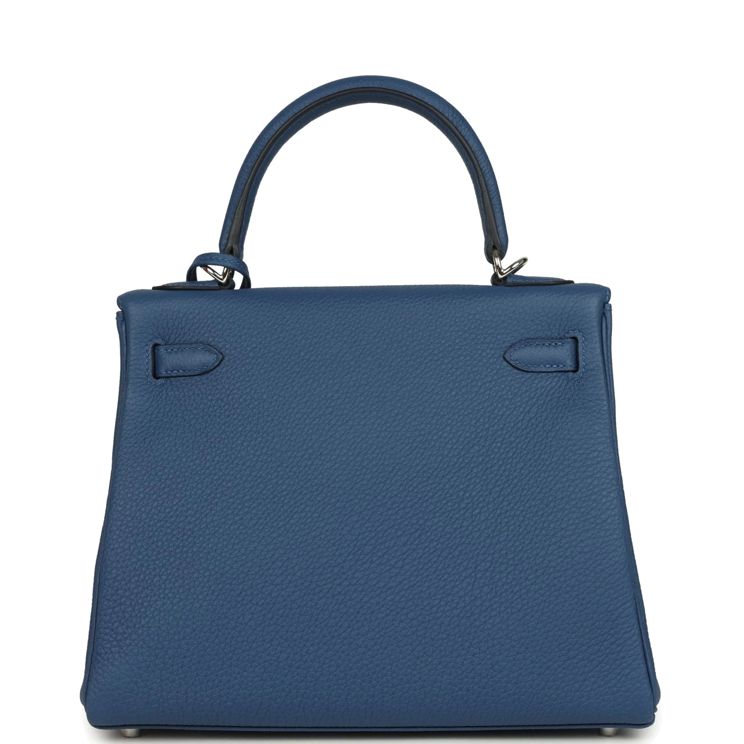 Hermes Kelly Retourne 25 Bleu Tie Togo Palladium Hardware — фото 5