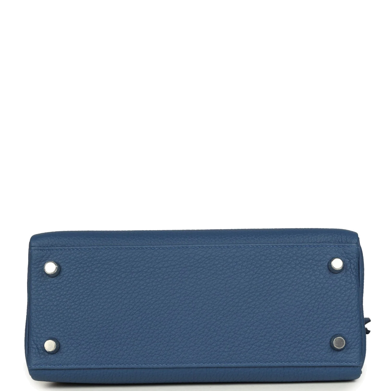 Hermes Kelly Retourne 25 Bleu Tie Togo Palladium Hardware — фото 7