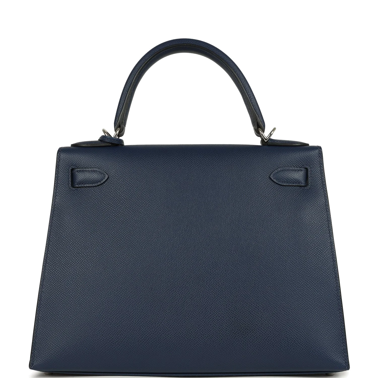 Hermes Kelly Sellier 28 Bleu Navy Epsom Palladium Hardware — фото 5
