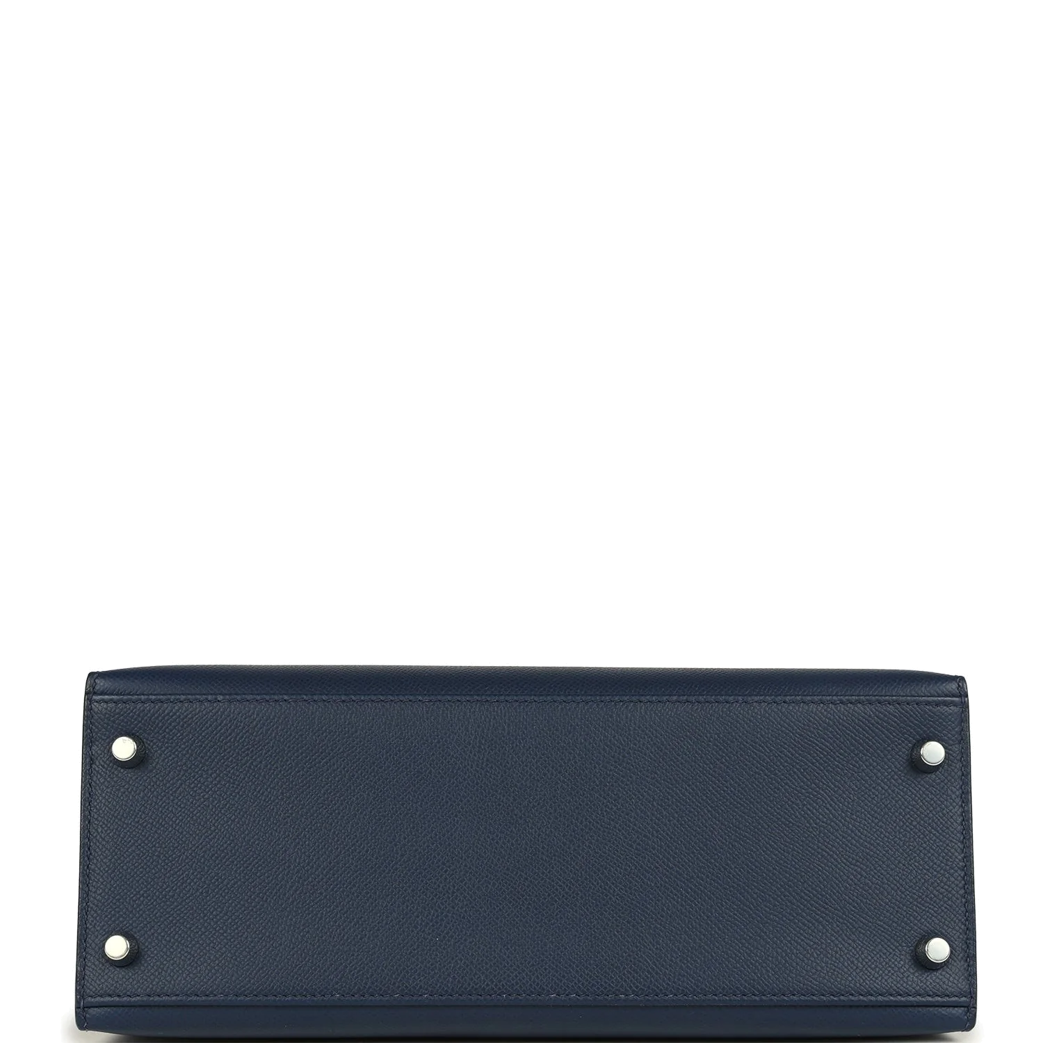 Hermes Kelly Sellier 28 Bleu Navy Epsom Palladium Hardware — фото 7