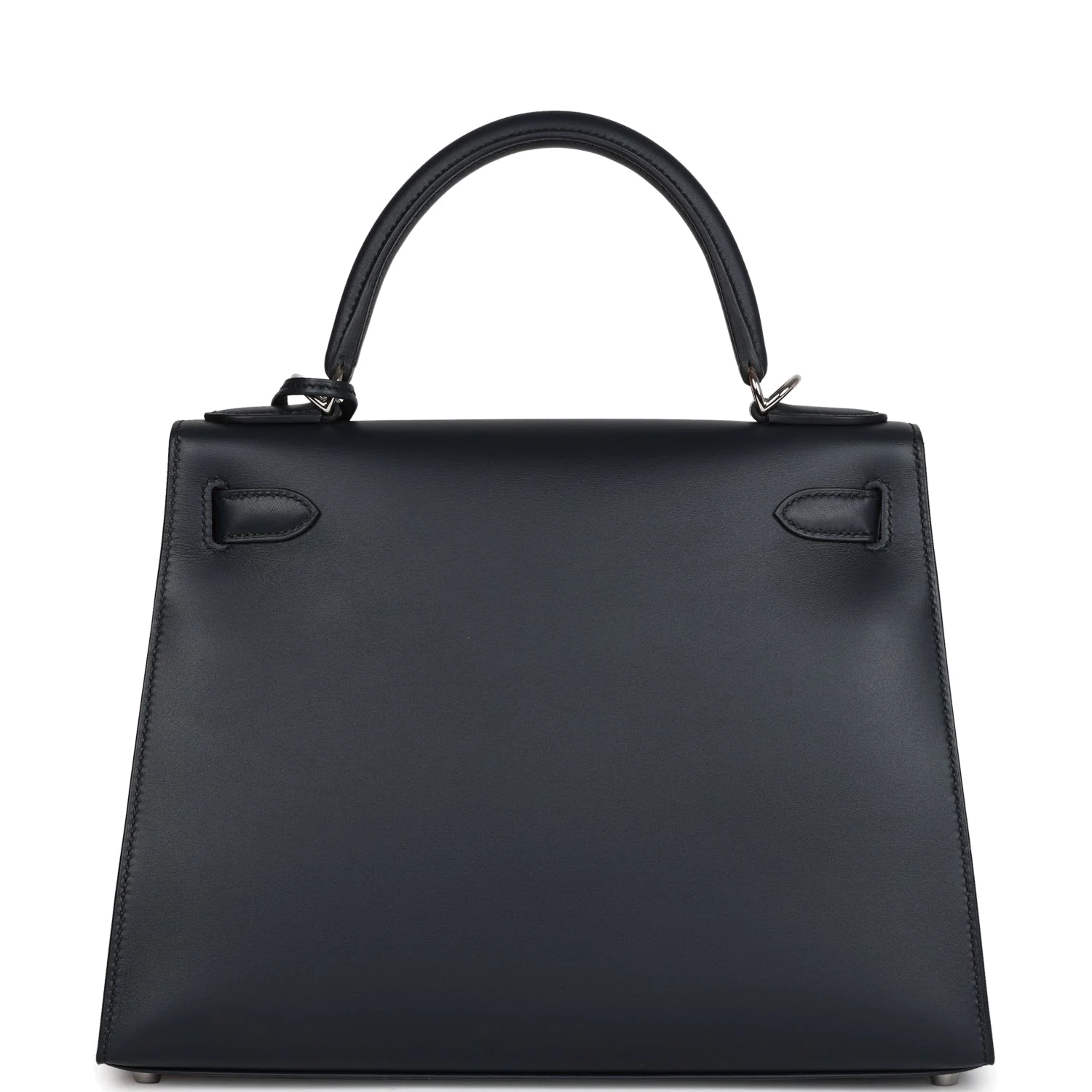 Hermes Special Order (HSS) Kelly Sellier 28 Bleu Obscur Verso Sombrero Palladium Hardware — фото 5