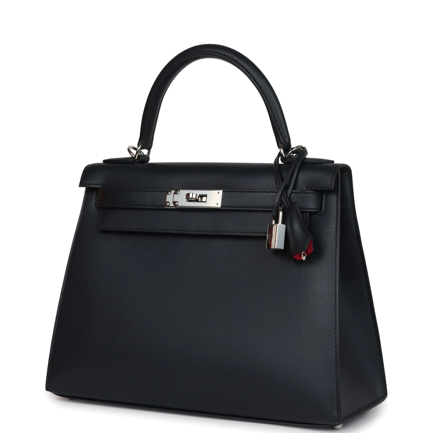 Hermes Special Order (HSS) Kelly Sellier 28 Bleu Obscur Verso Sombrero Palladium Hardware — фото 6