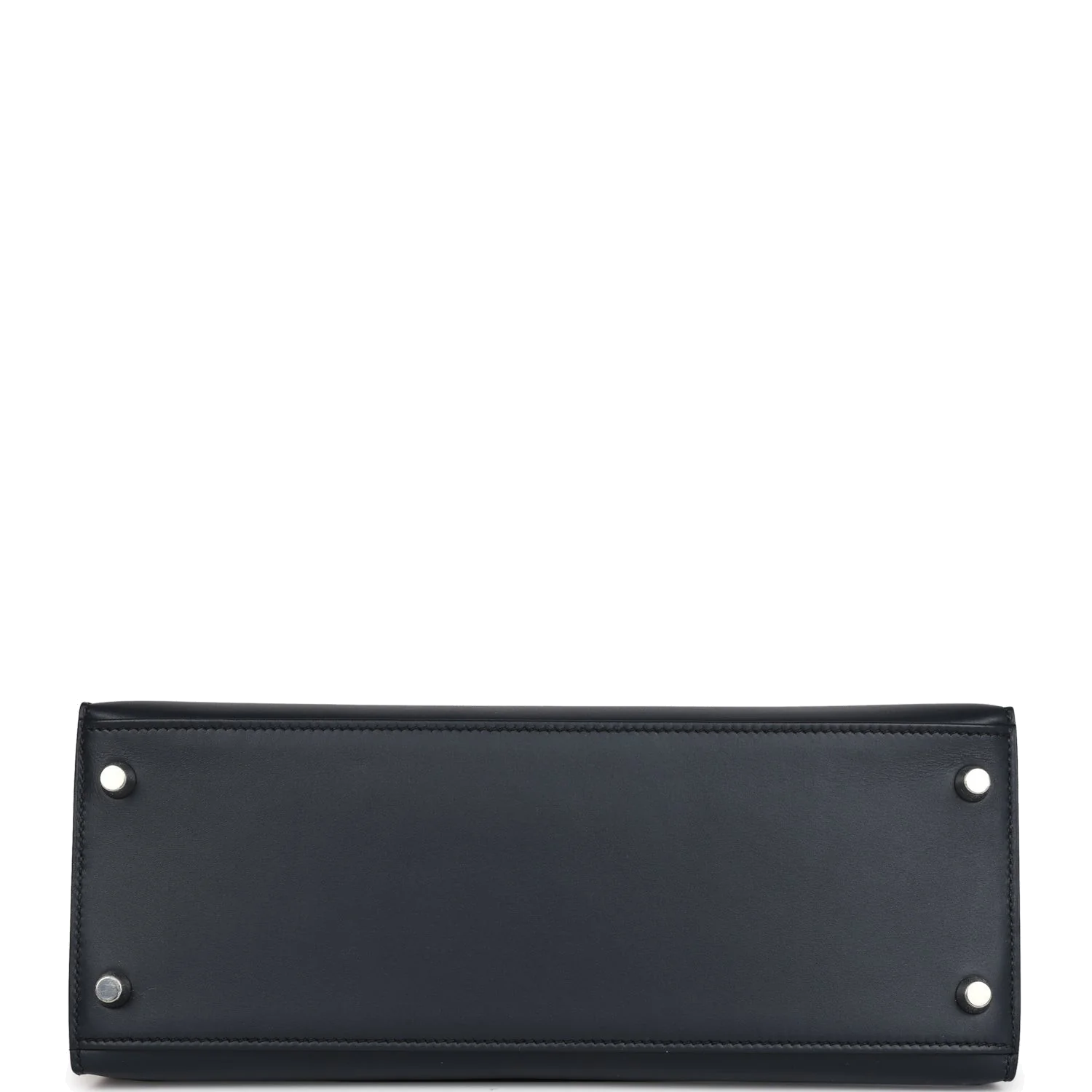 Hermes Special Order (HSS) Kelly Sellier 28 Bleu Obscur Verso Sombrero Palladium Hardware — фото 7