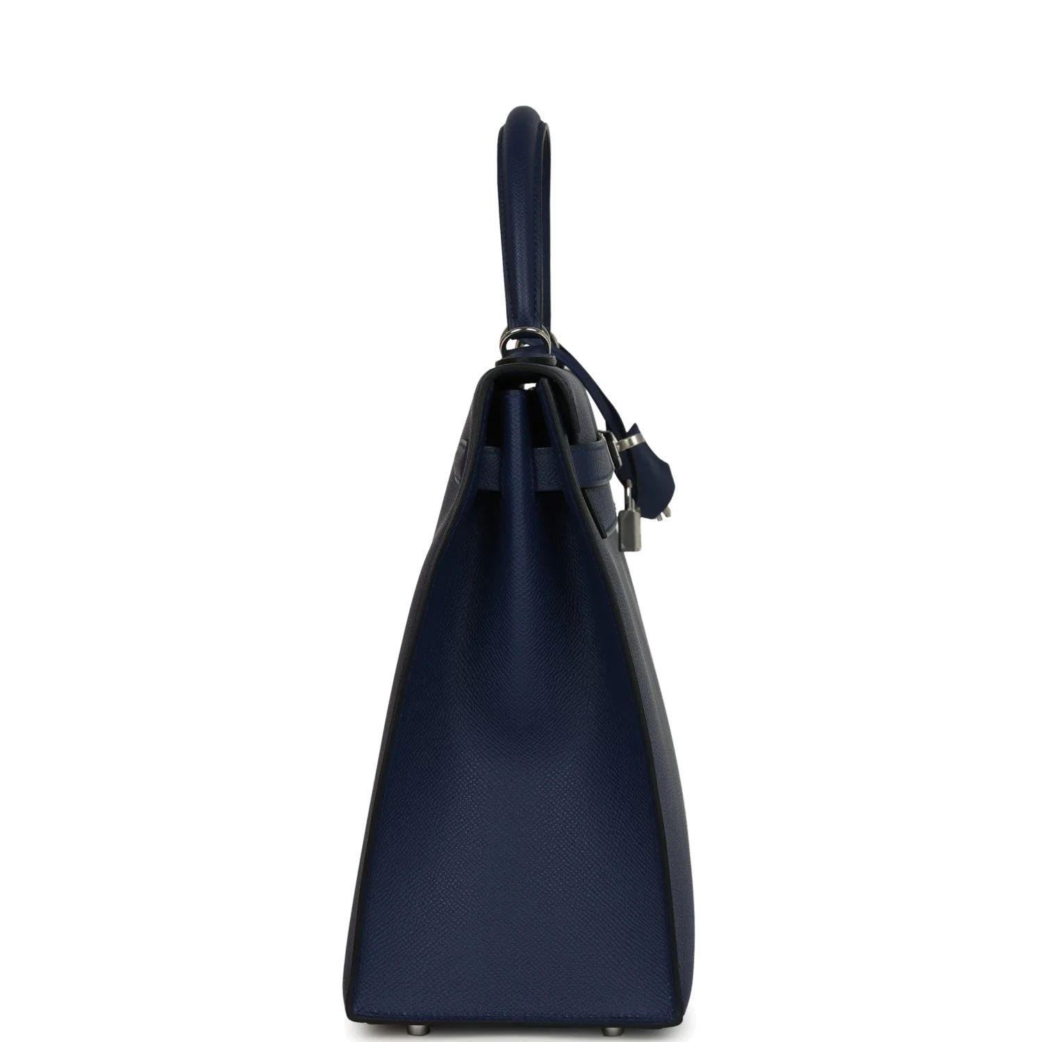Hermes Kelly Sellier 35 Bleu Saphir Epsom Palladium Hardware — фото 4