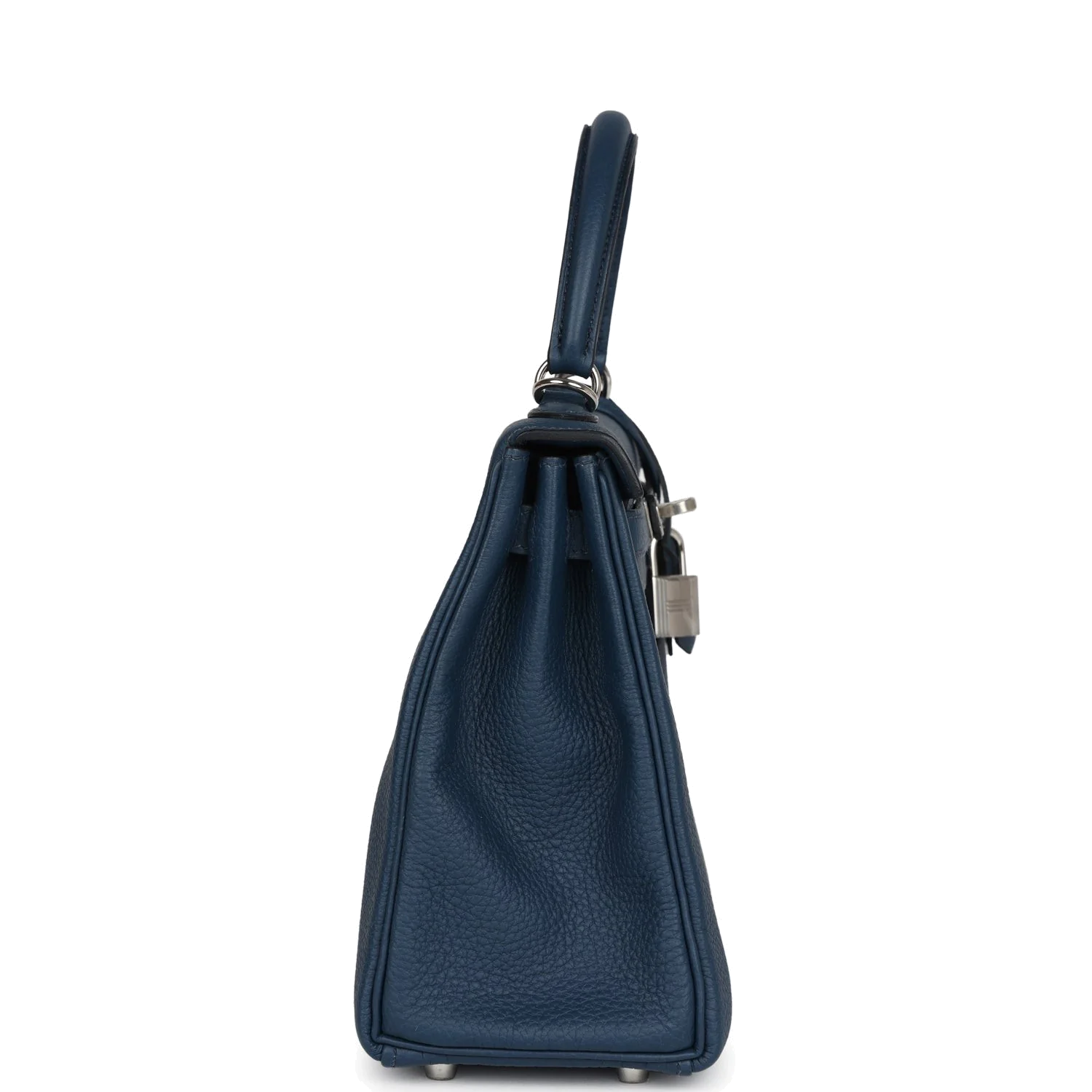 Hermes Kelly Retourne 25 Bleu De Prusse Togo Palladium Hardware — фото 4