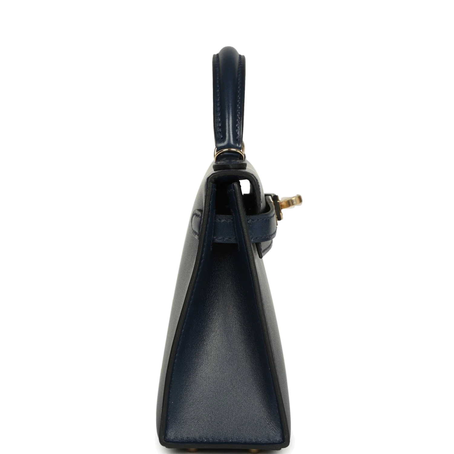 Hermes Kelly Sellier 20 Bleu Abysse Box Permabrass Hardware — фото 4
