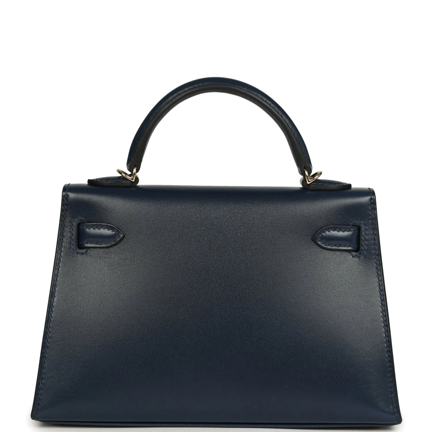 Hermes Kelly Sellier 20 Bleu Abysse Box Permabrass Hardware — фото 5