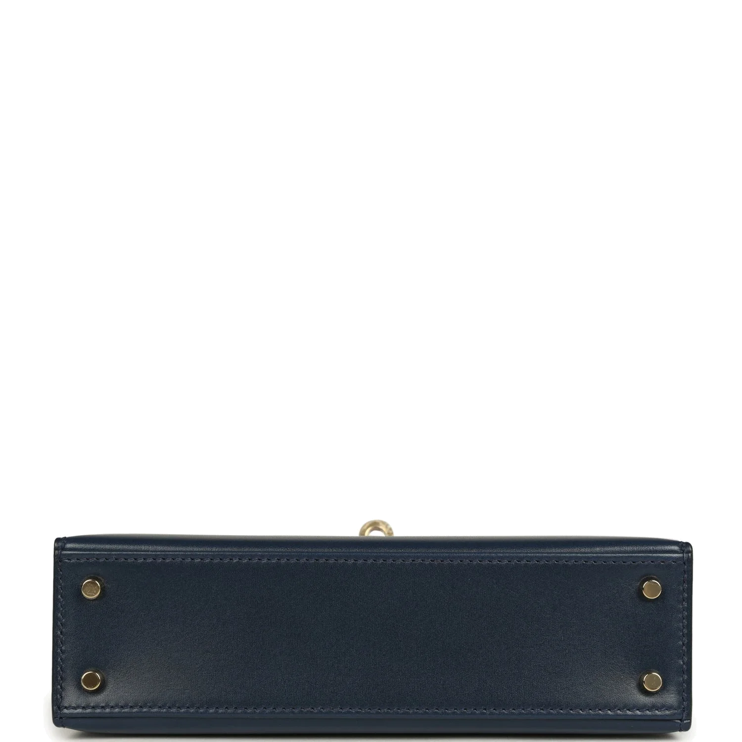 Hermes Kelly Sellier 20 Bleu Abysse Box Permabrass Hardware — фото 7