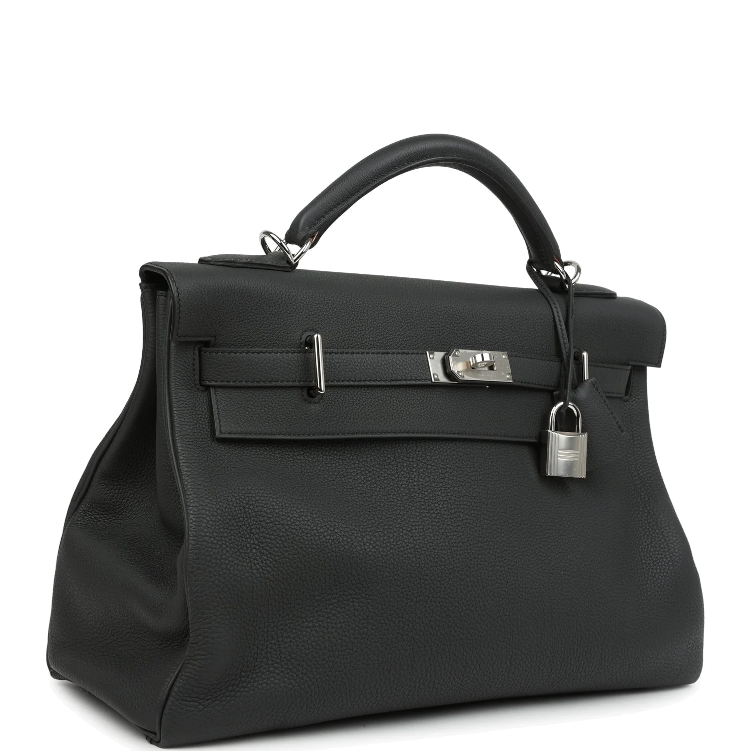 Hermes Kelly 42 Maxi Plomb Togo Palladium Hardware Макси Пломб — фото 3
