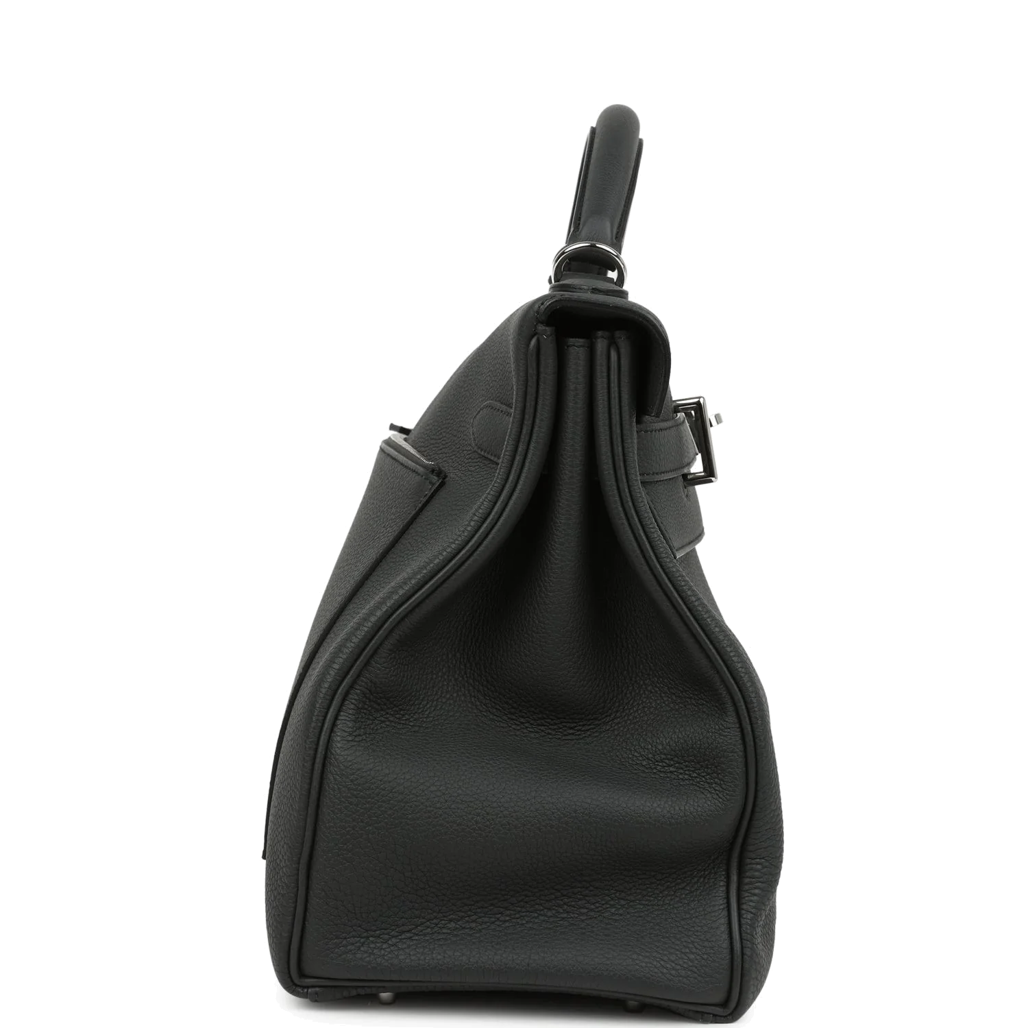 Hermes Kelly 42 Maxi Plomb Togo Palladium Hardware Макси Пломб — фото 4