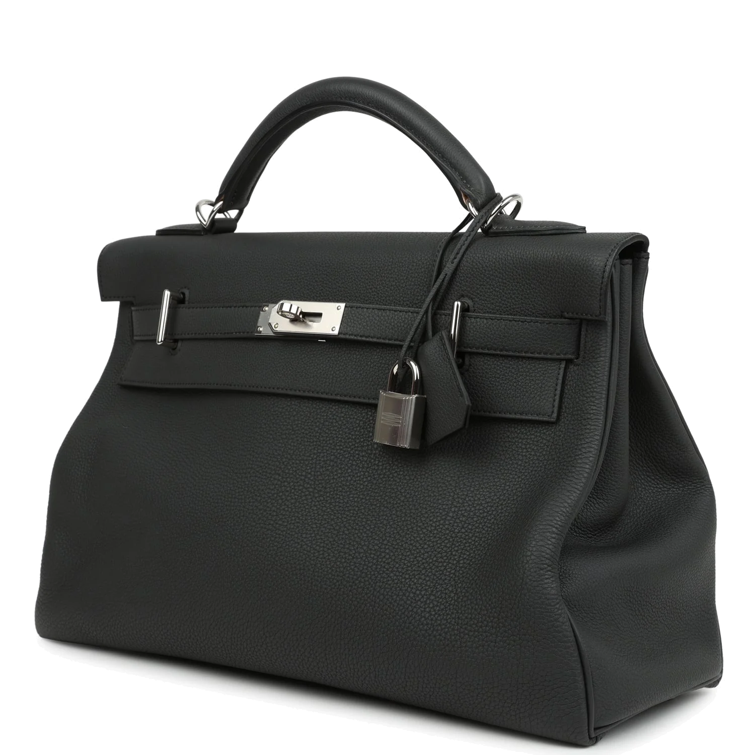 Hermes Kelly 42 Maxi Plomb Togo Palladium Hardware Макси Пломб — фото 6