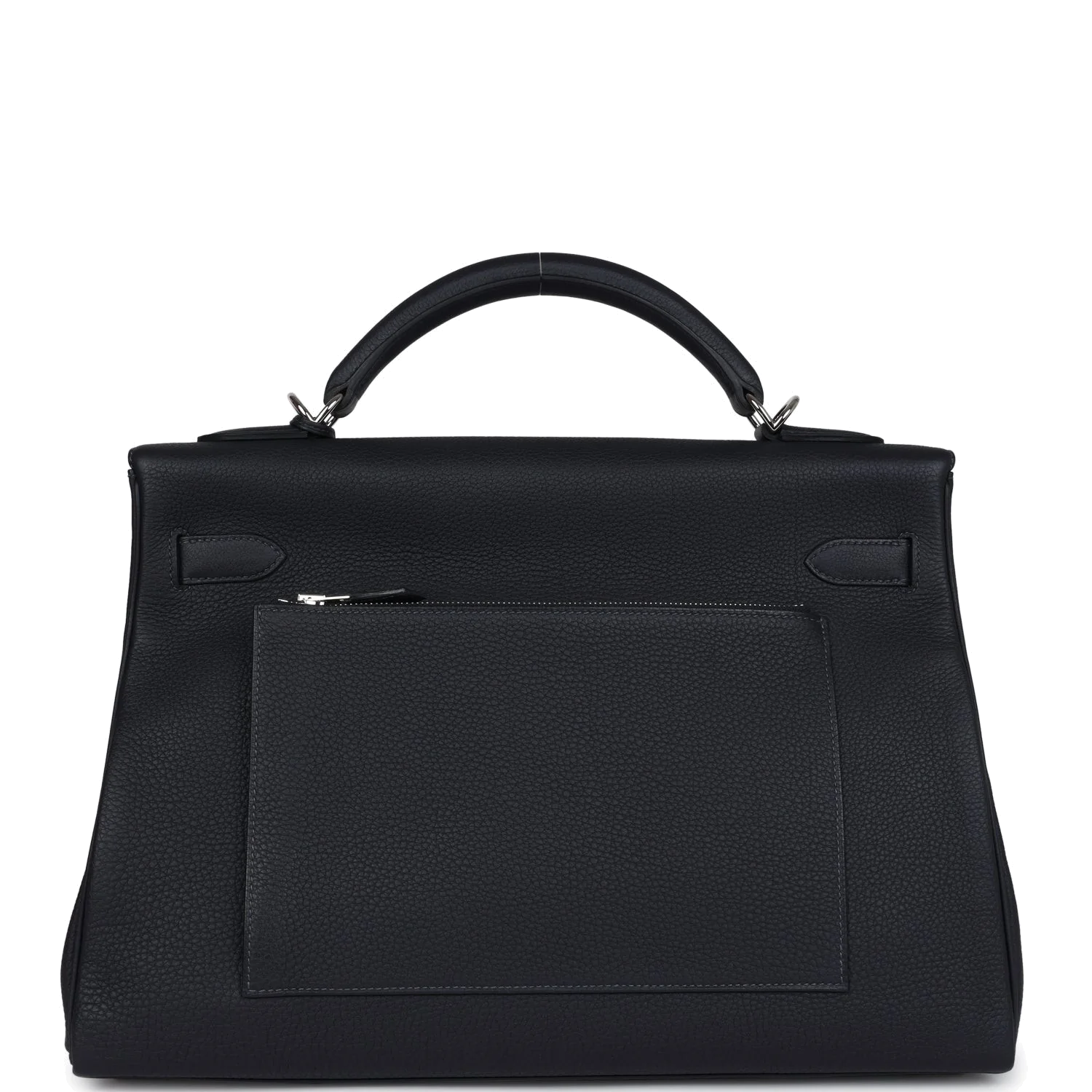 Hermes Kelly 42 Maxi Caban Togo Palladium Hardware Макси Кабан — фото 5