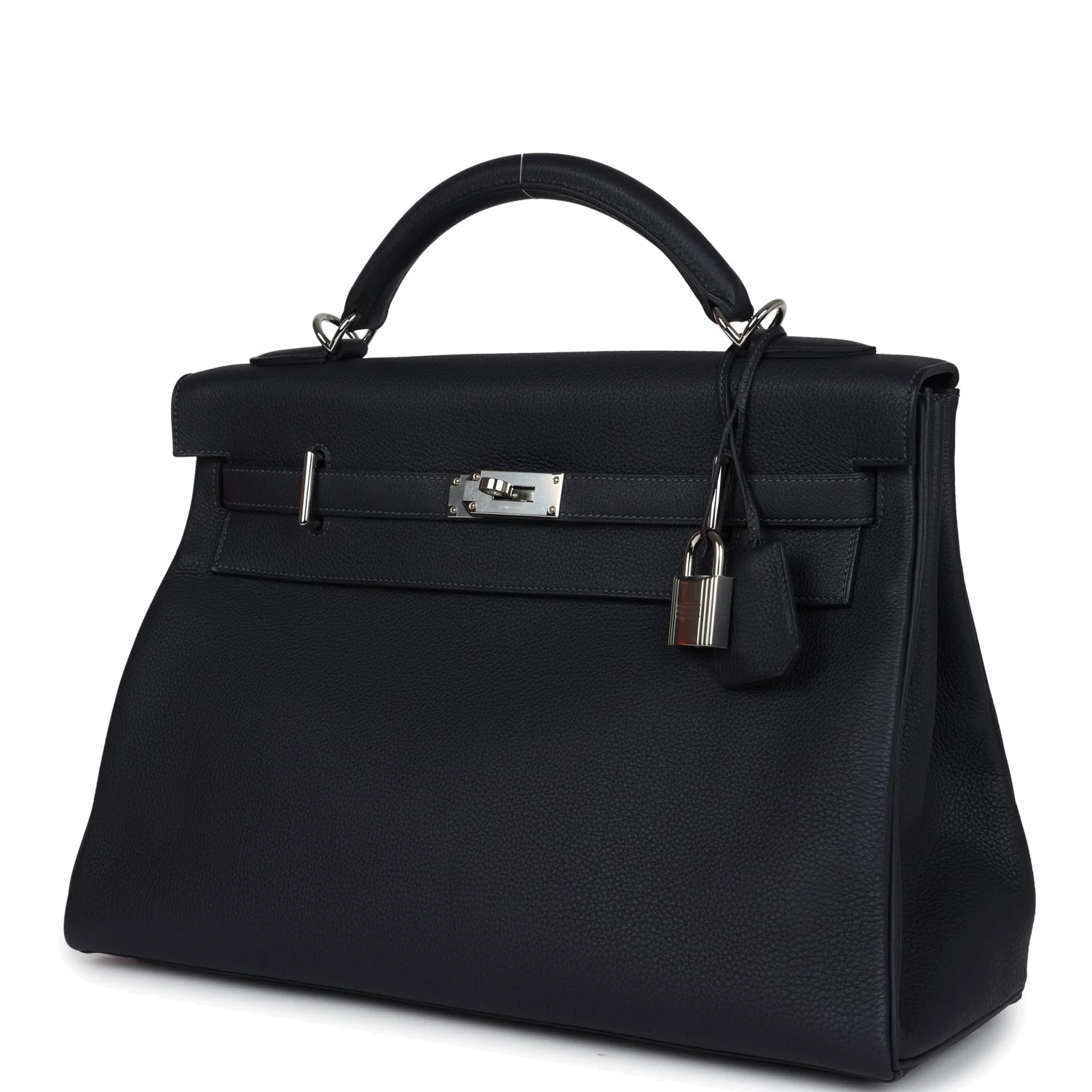 Hermes Kelly 42 Maxi Caban Togo Palladium Hardware Макси Кабан — фото 6