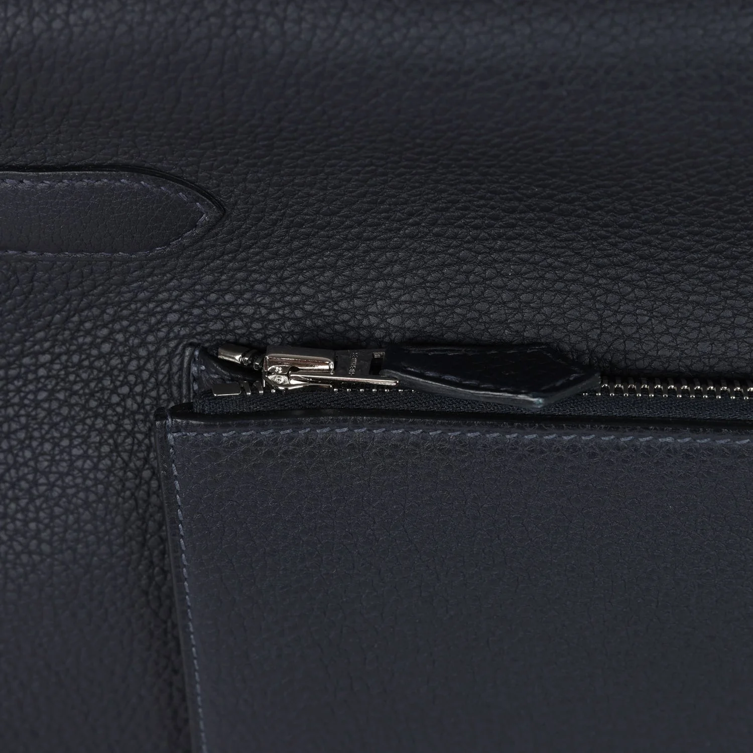 Hermes Kelly 42 Maxi Caban Togo Palladium Hardware Макси Кабан — фото 7