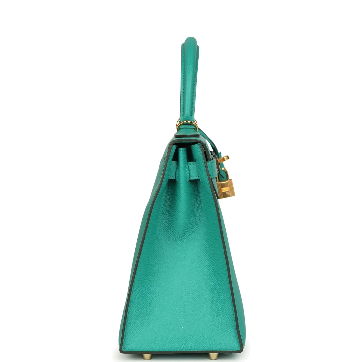Hermes Kelly Sellier 28 Vert Jade Epsom Gold Hardware — фото 4