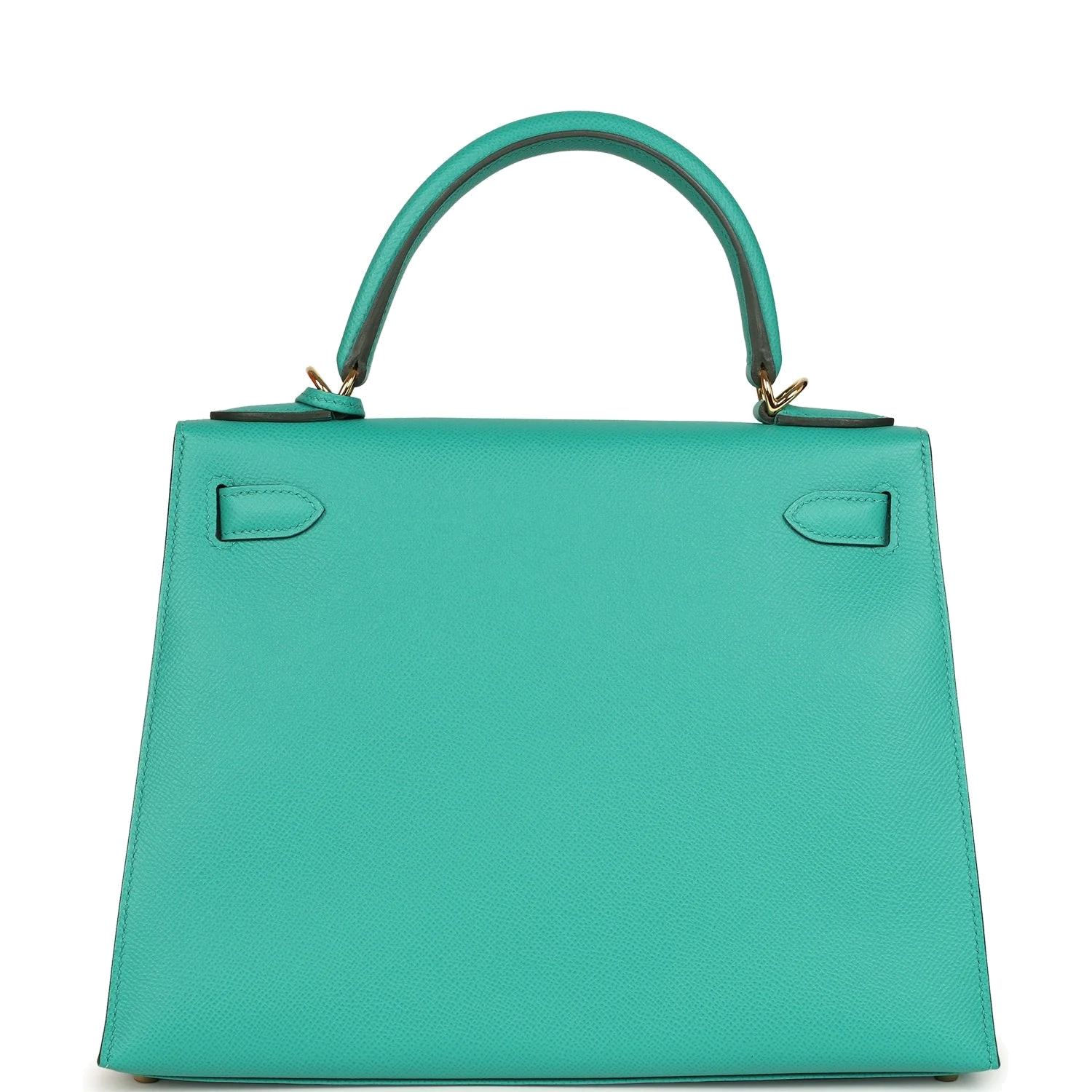 Hermes Kelly Sellier 28 Vert Jade Epsom Gold Hardware — фото 5