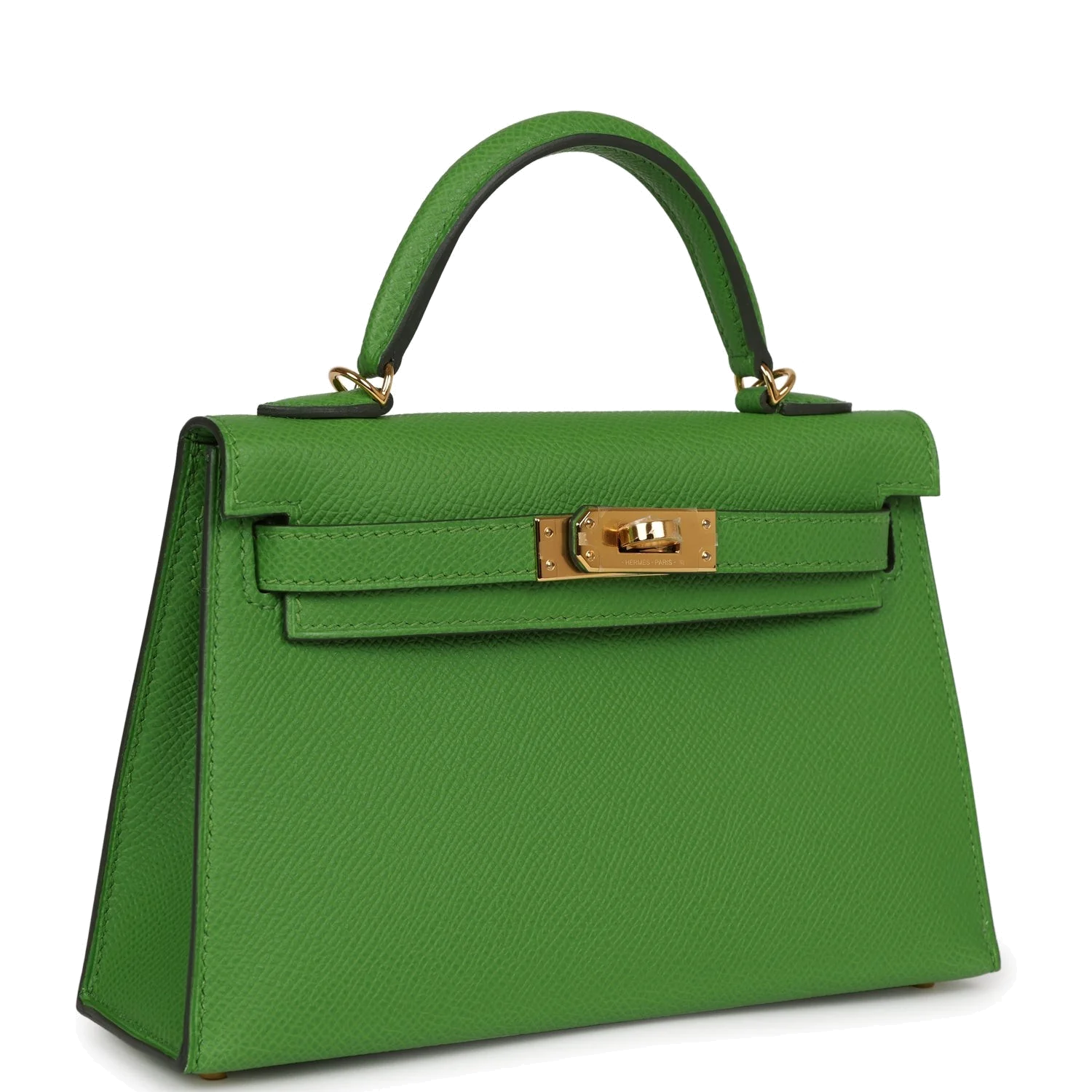 Hermes Kelly Sellier 20 Vert Yucca Epsom Gold Hardware — фото 3