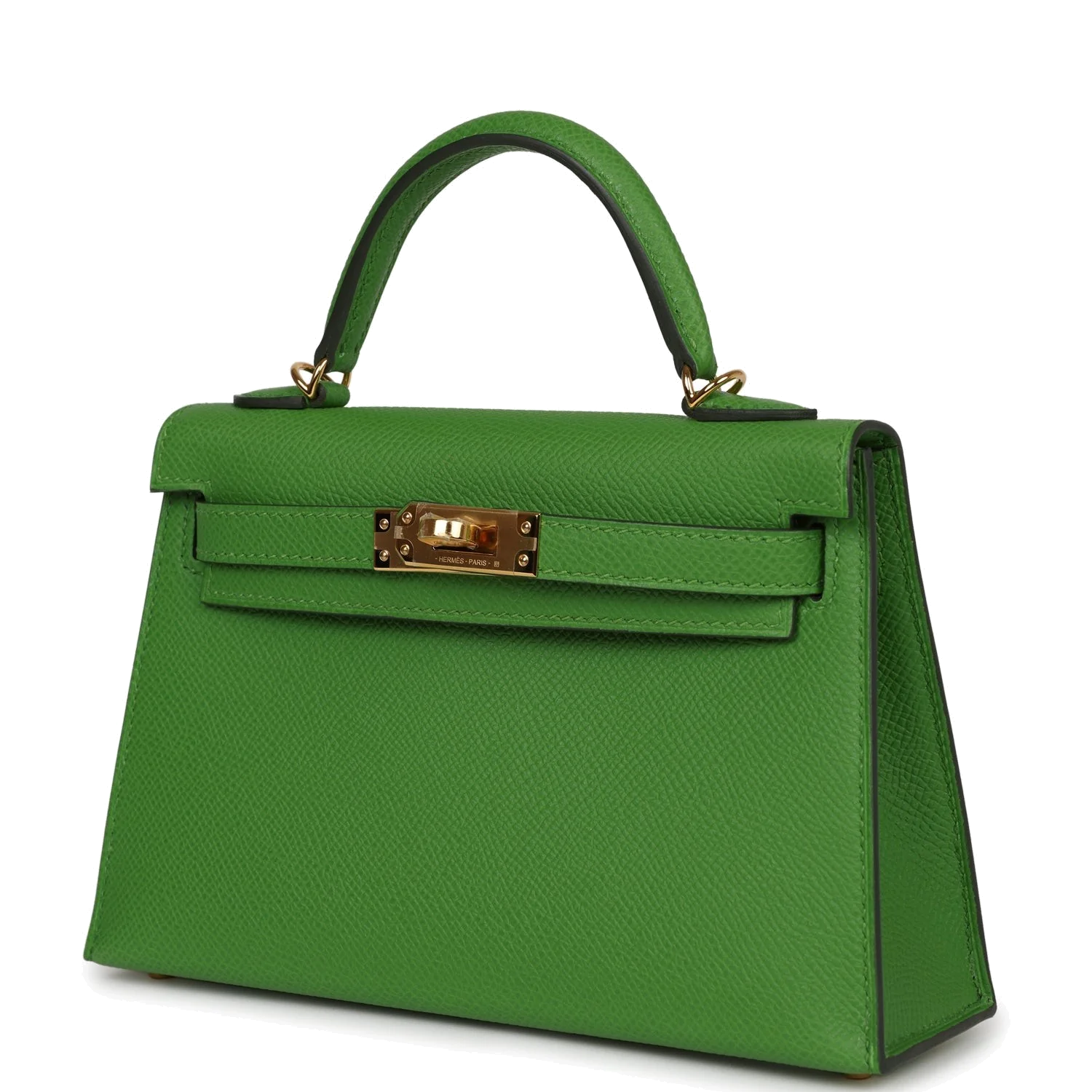 Hermes Kelly Sellier 20 Vert Yucca Epsom Gold Hardware — фото 6