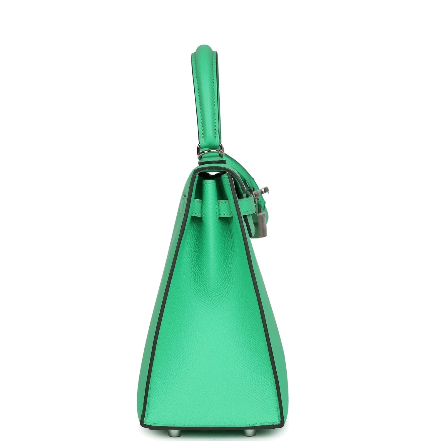 Hermes Kelly Sellier 25 Vert Comics Epsom Palladium Hardware — фото 4