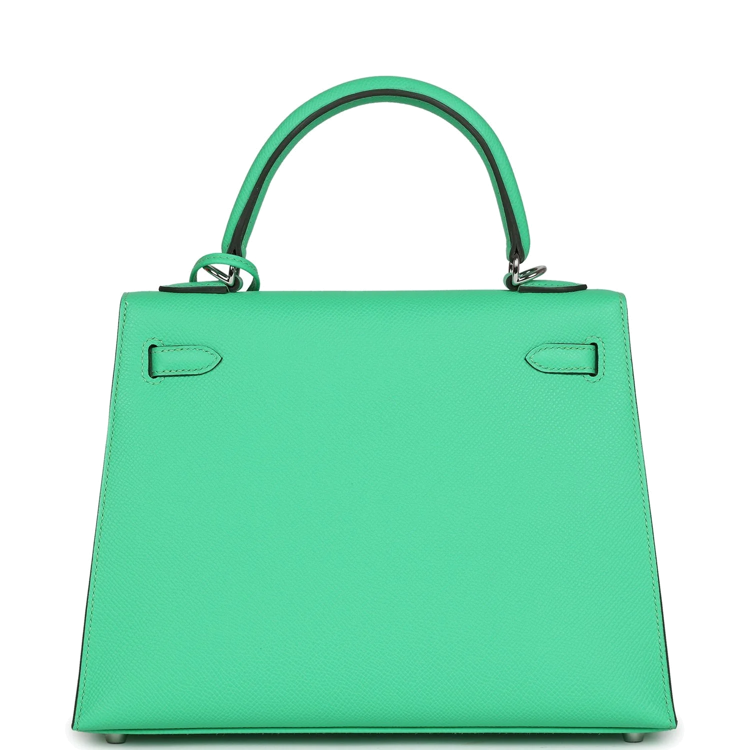Hermes Kelly Sellier 25 Vert Comics Epsom Palladium Hardware — фото 5