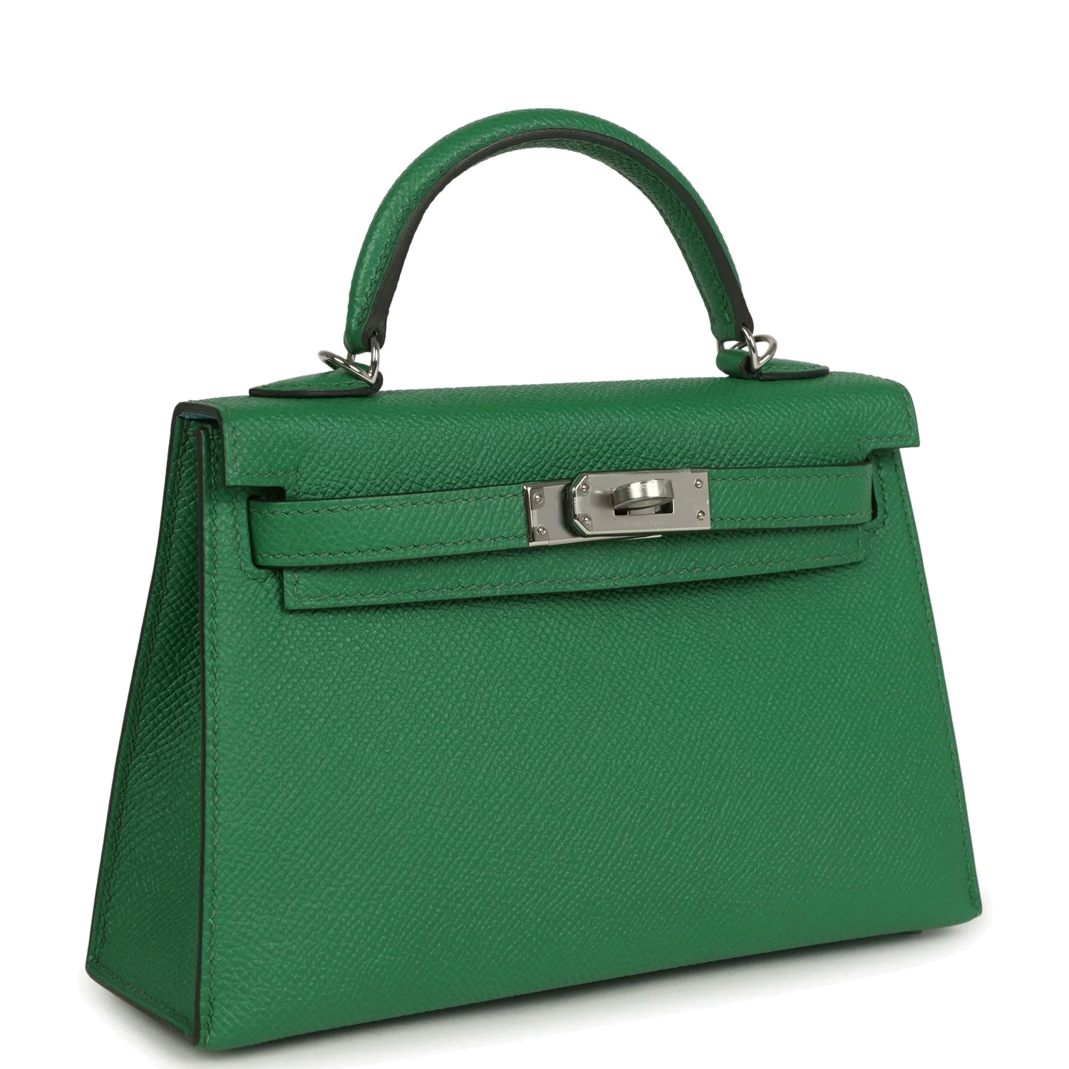 Hermes Kelly Sellier 20 Cactus Verso Epsom Palladium Hardware — фото 3