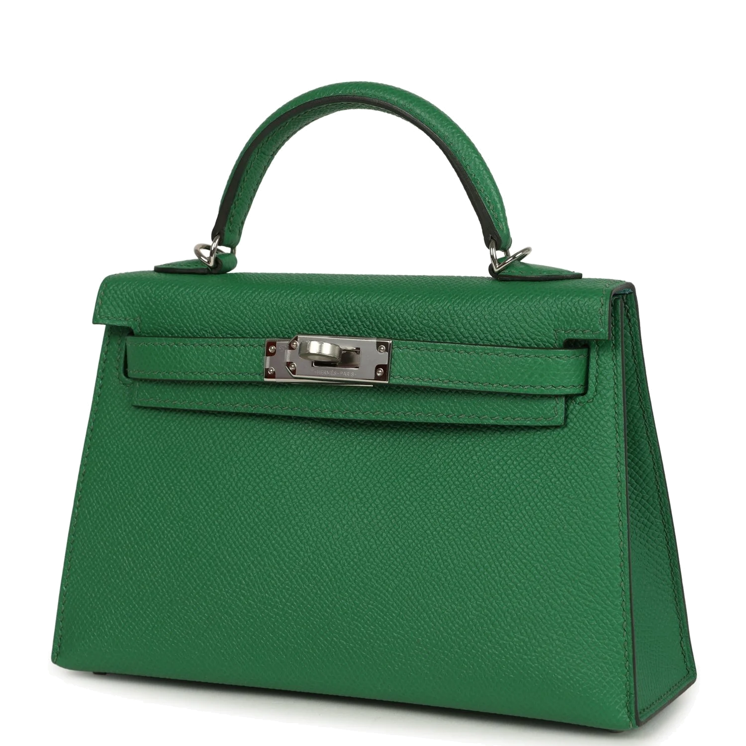 Hermes Kelly Sellier 20 Cactus Verso Epsom Palladium Hardware — фото 6