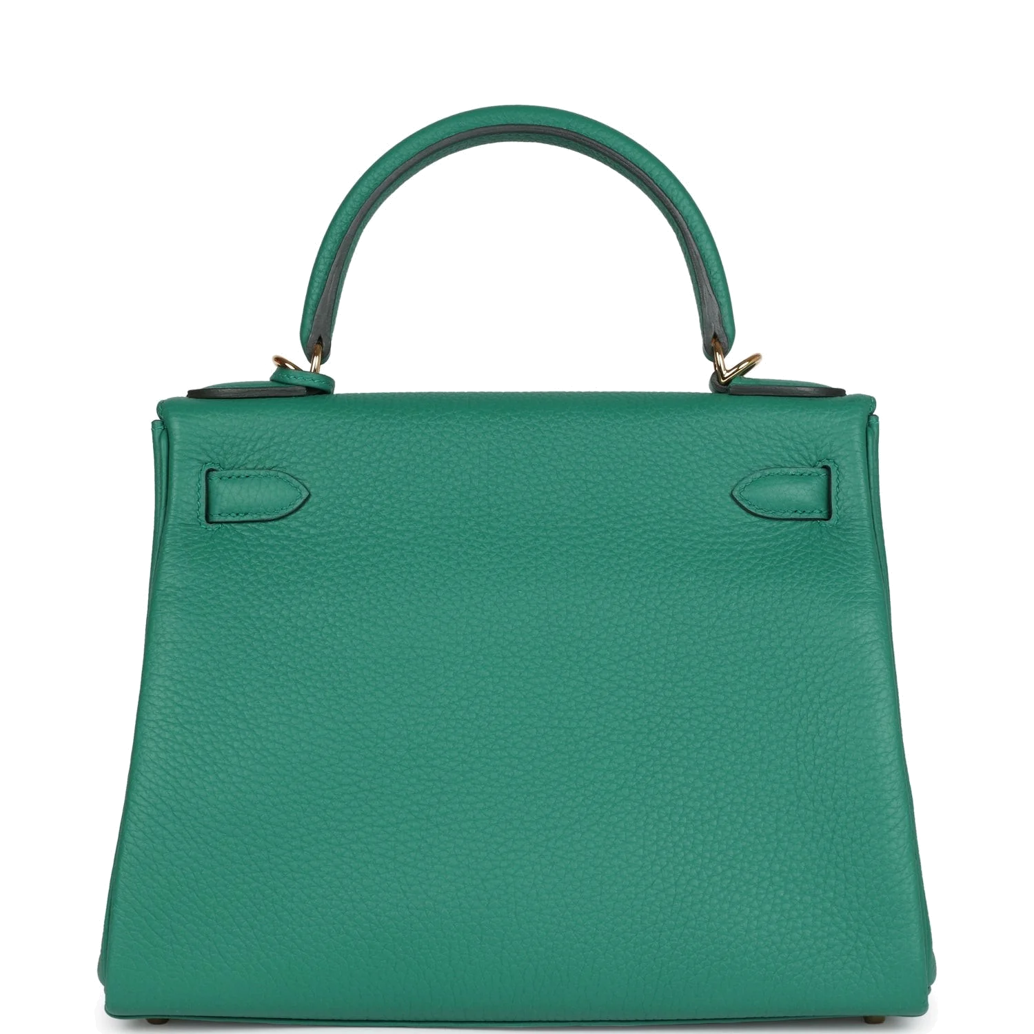 Hermes Kelly Retourne 28 Vert Vertigo Clemence Gold Hardware — фото 5