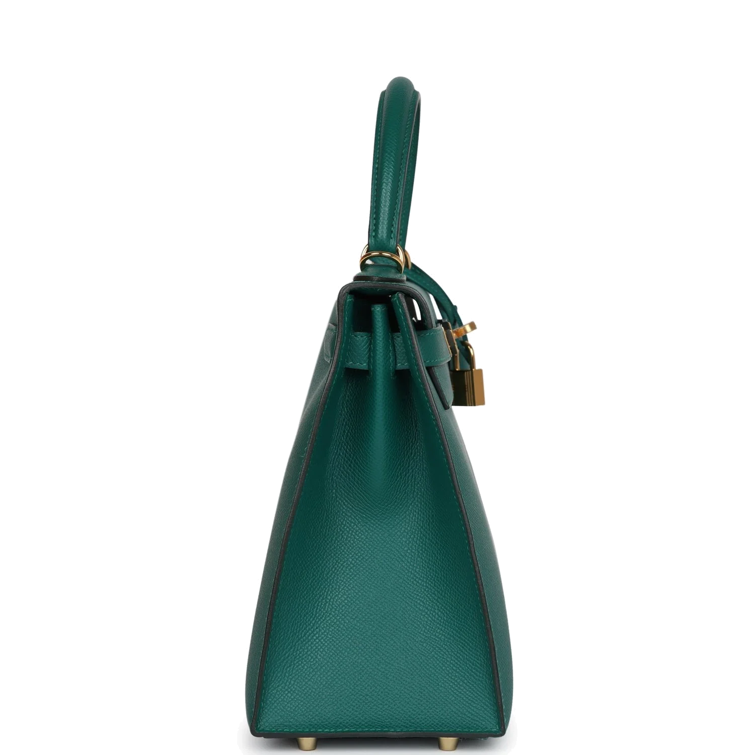 Hermes Kelly Sellier 28 Malachite Epsom Gold Hardware — фото 4
