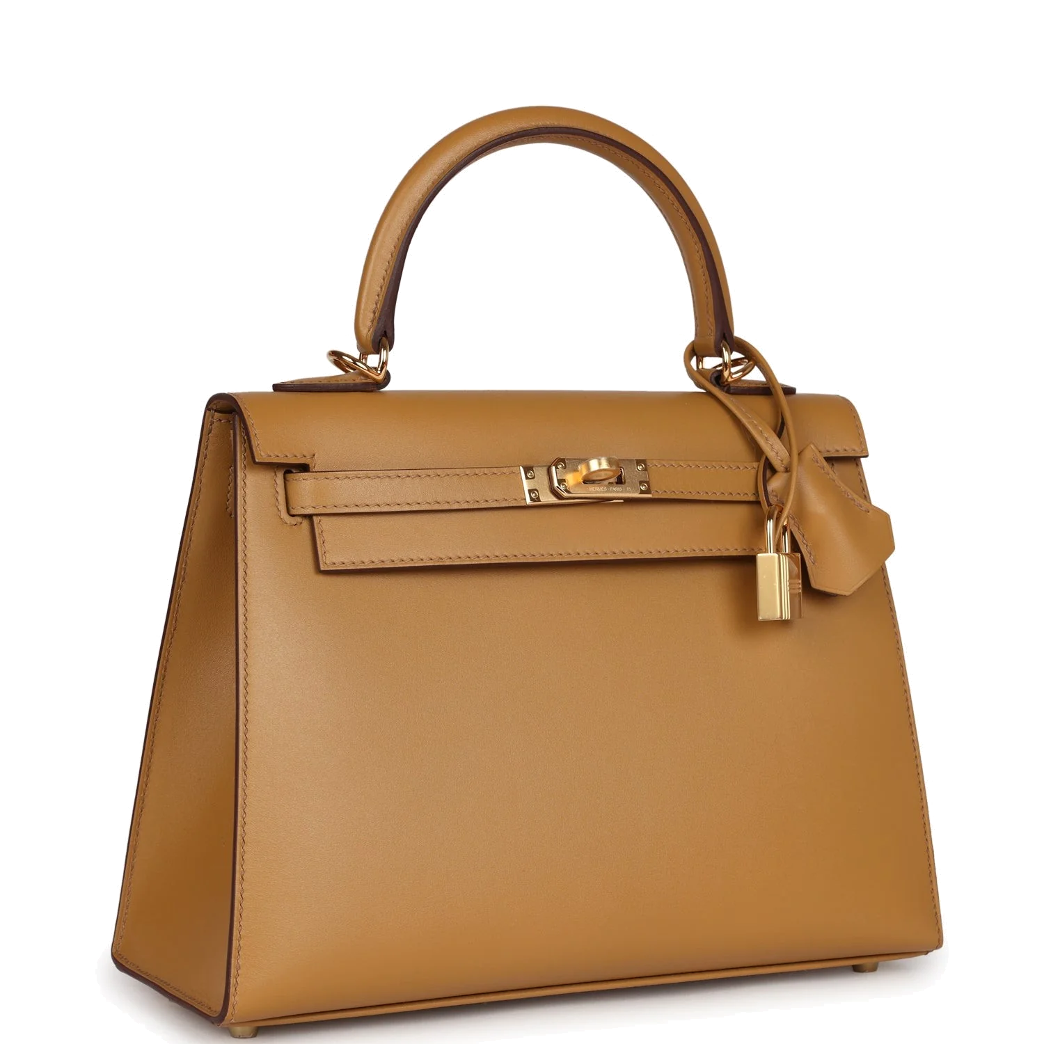 Hermes Kelly Sellier 25 Poussière Tadelakt Gold Hardware — фото 3